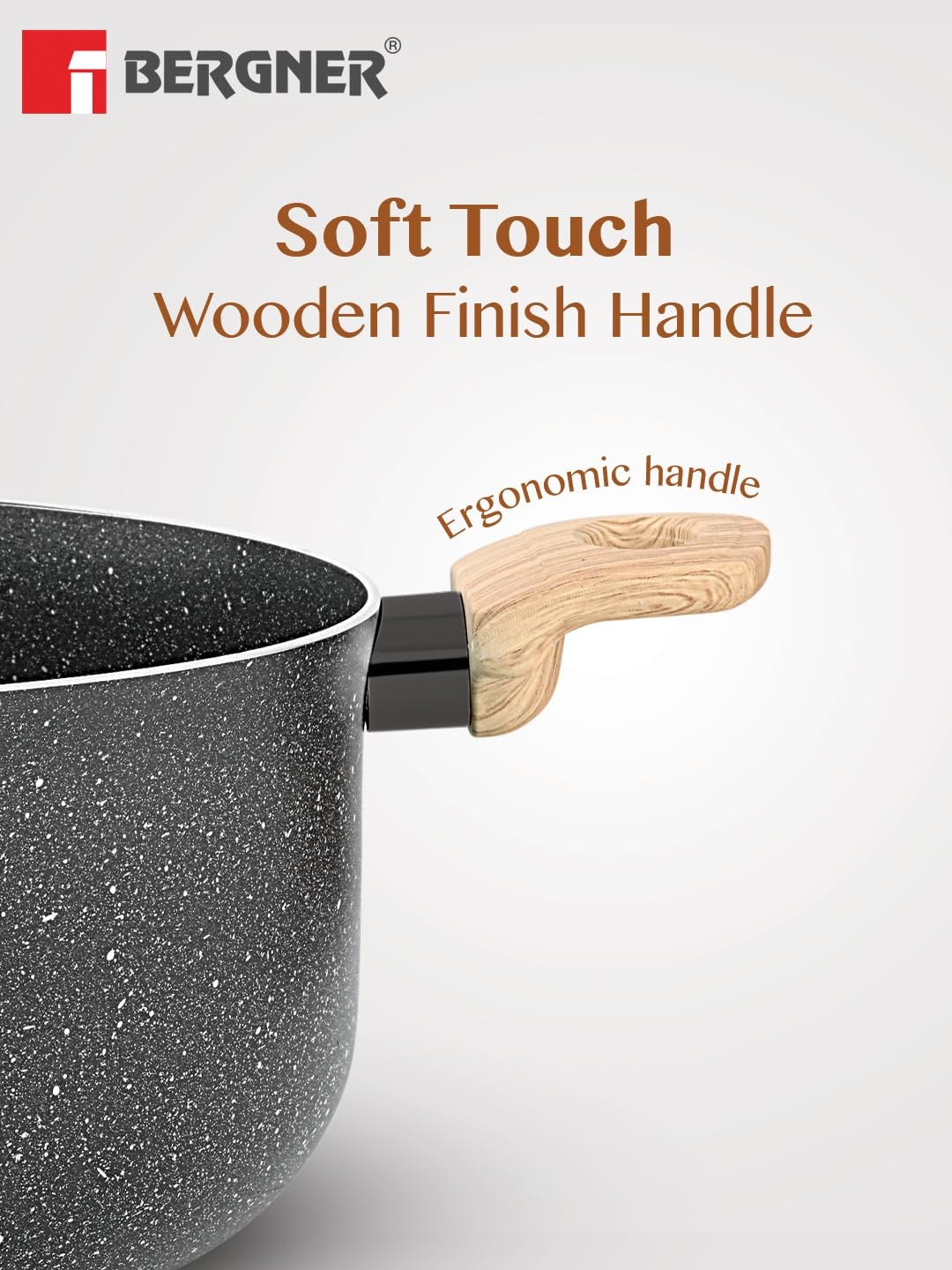 Earth Black Non-Stick 24cm (5L) Casserole