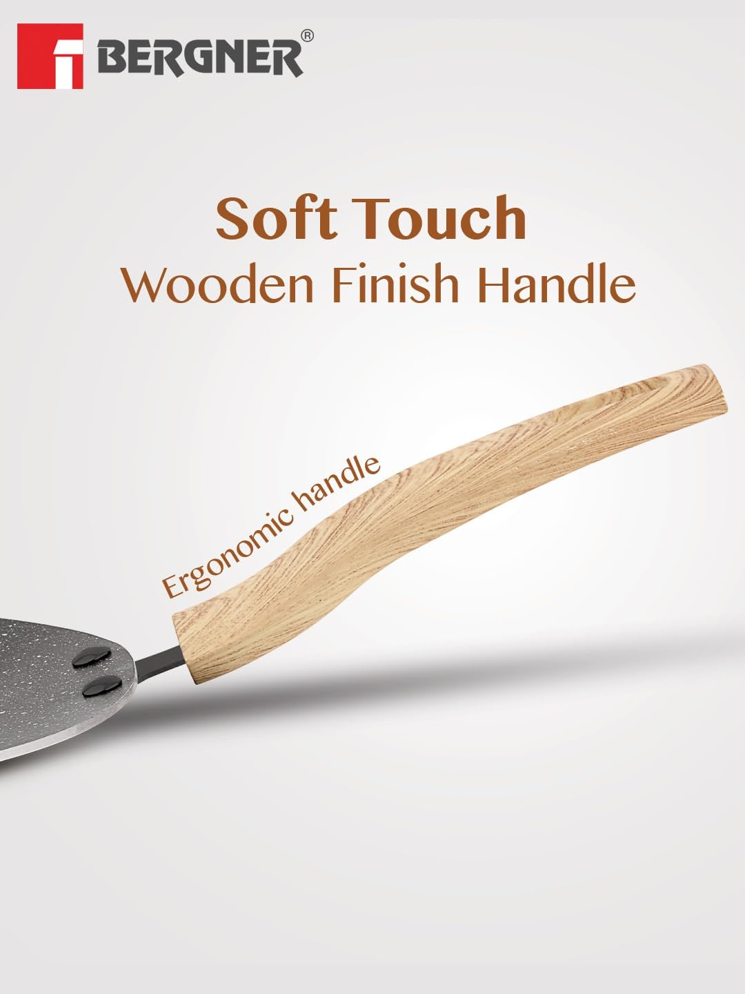 Earth Black Non-Stick 26cm Concave Tawa