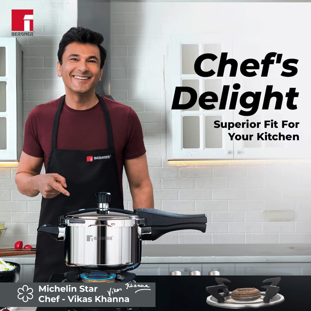 Trimax Stainless Steel Lid Pressure Pan, Easy Locking