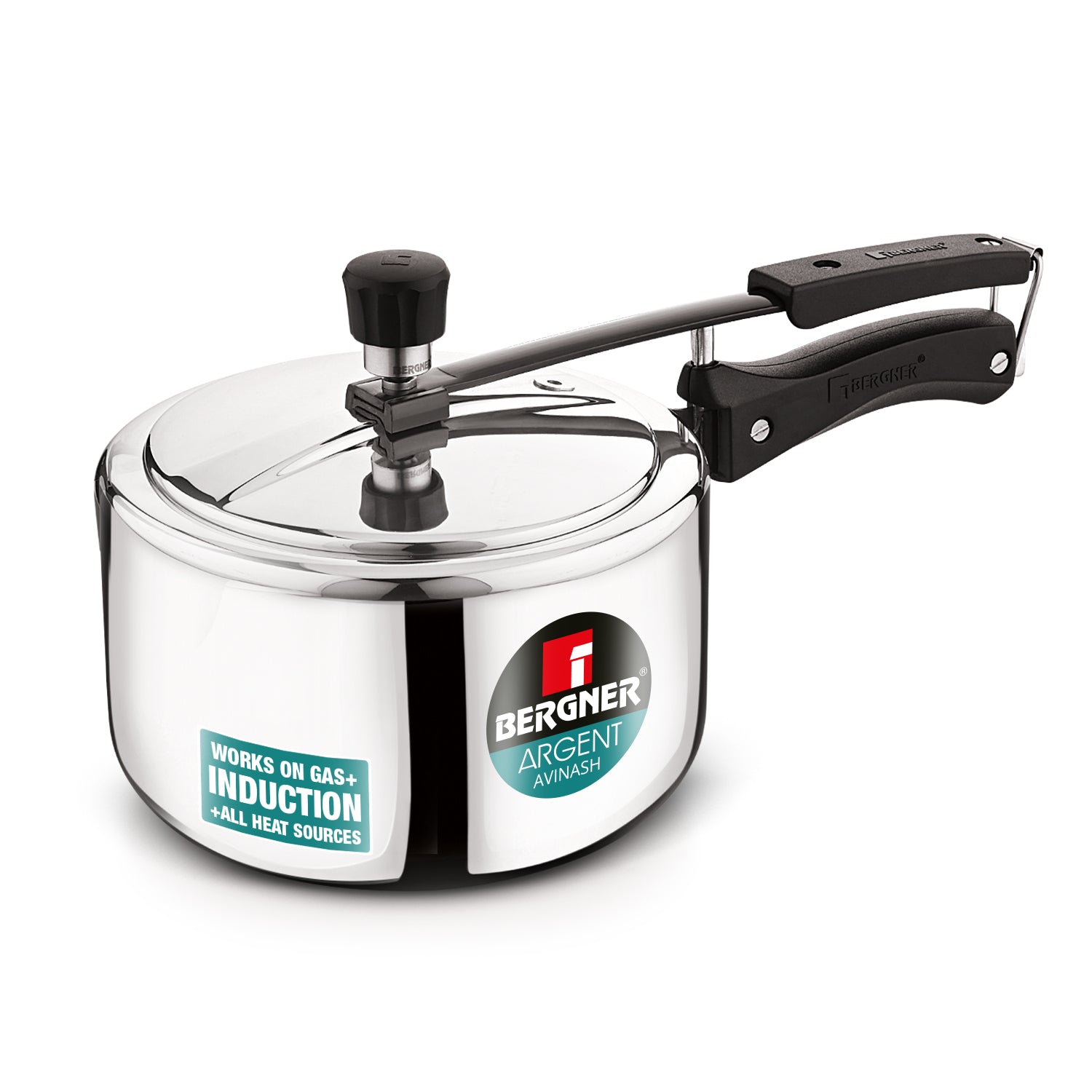Argent Tri-Ply Stainless Steel Inner Lid Pressure Cooker