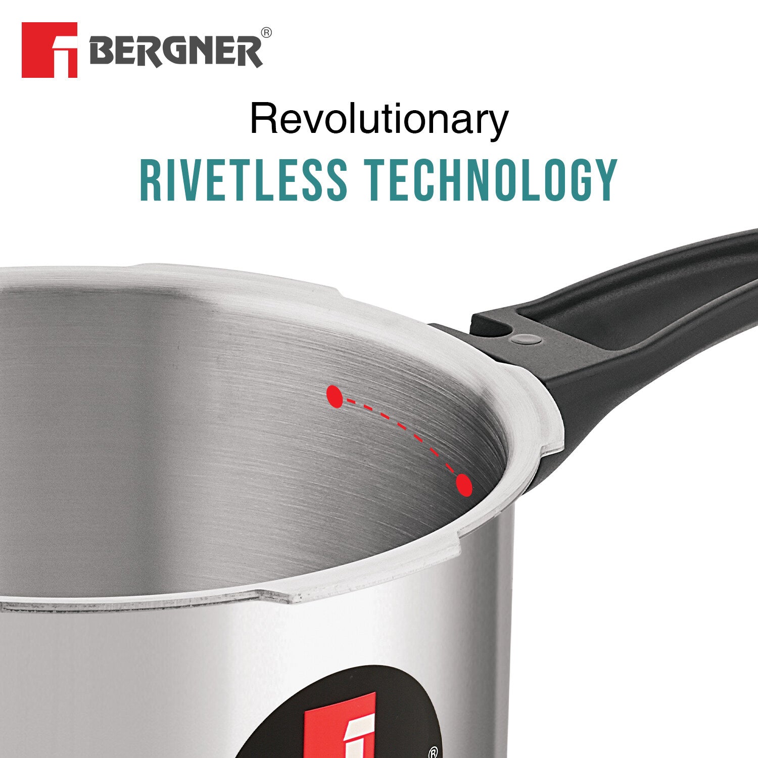 BE Essentials TriPro Tri-Ply Stainless Steel 3 L Outer Lid Pressure Cooker - Full Induction Bottom