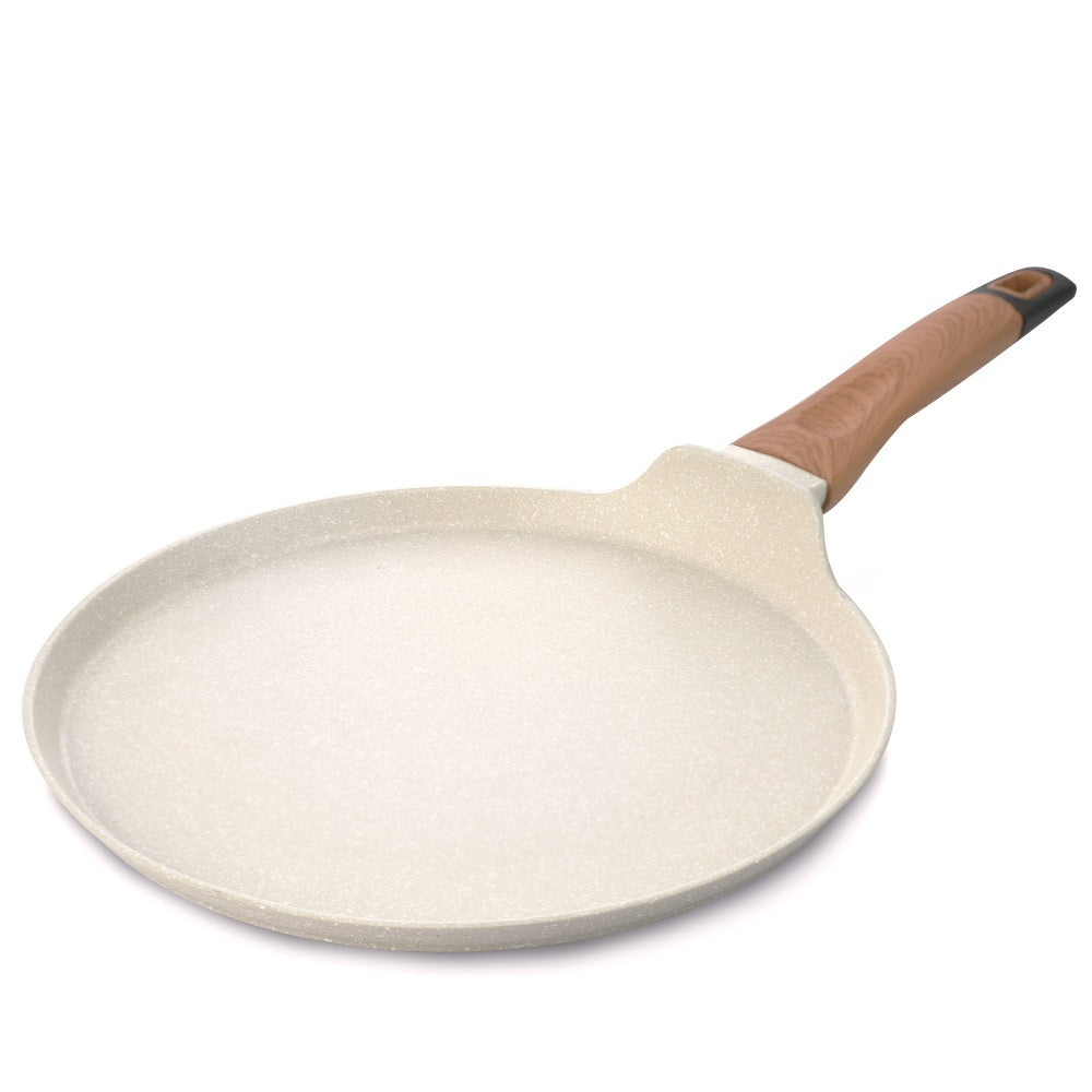 Ivory Granite Non-Stick 28cm Dosa Tawa, Forged Aluminium