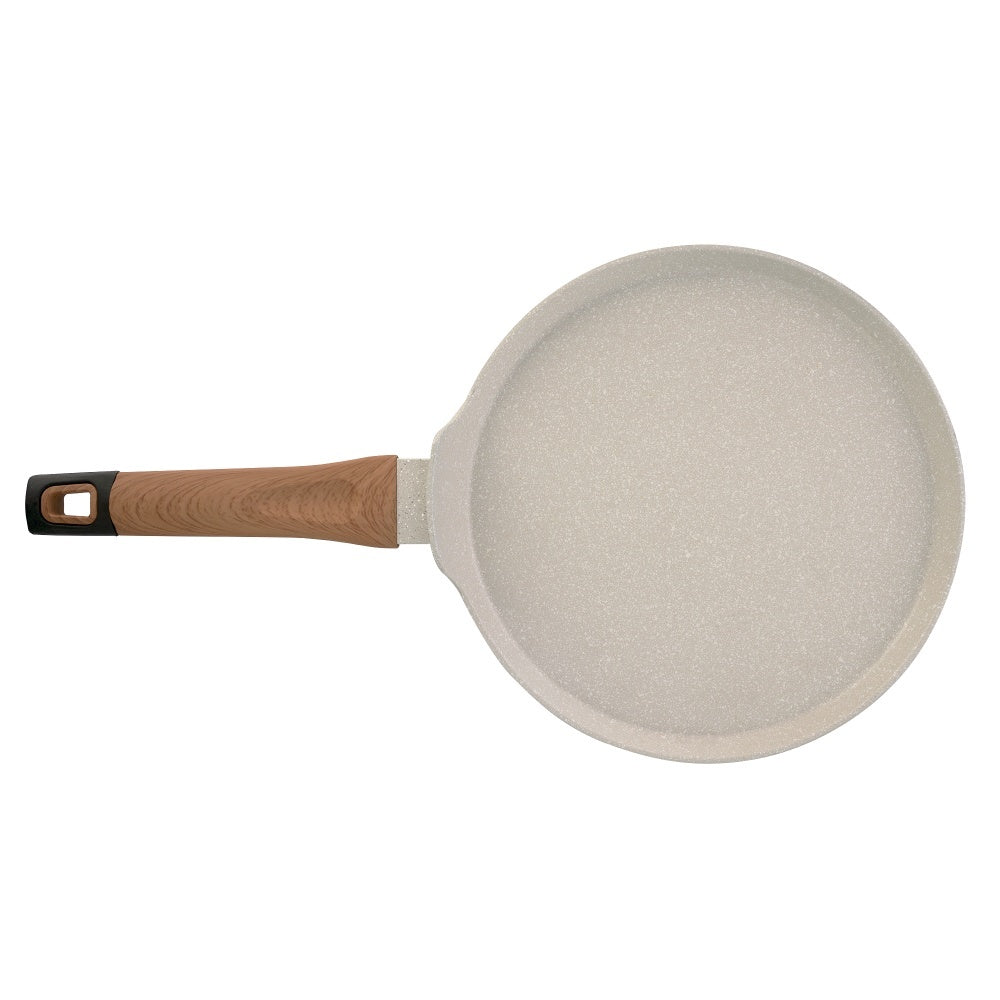 Ivory Granite Non-Stick 28cm Dosa Tawa, Forged Aluminium