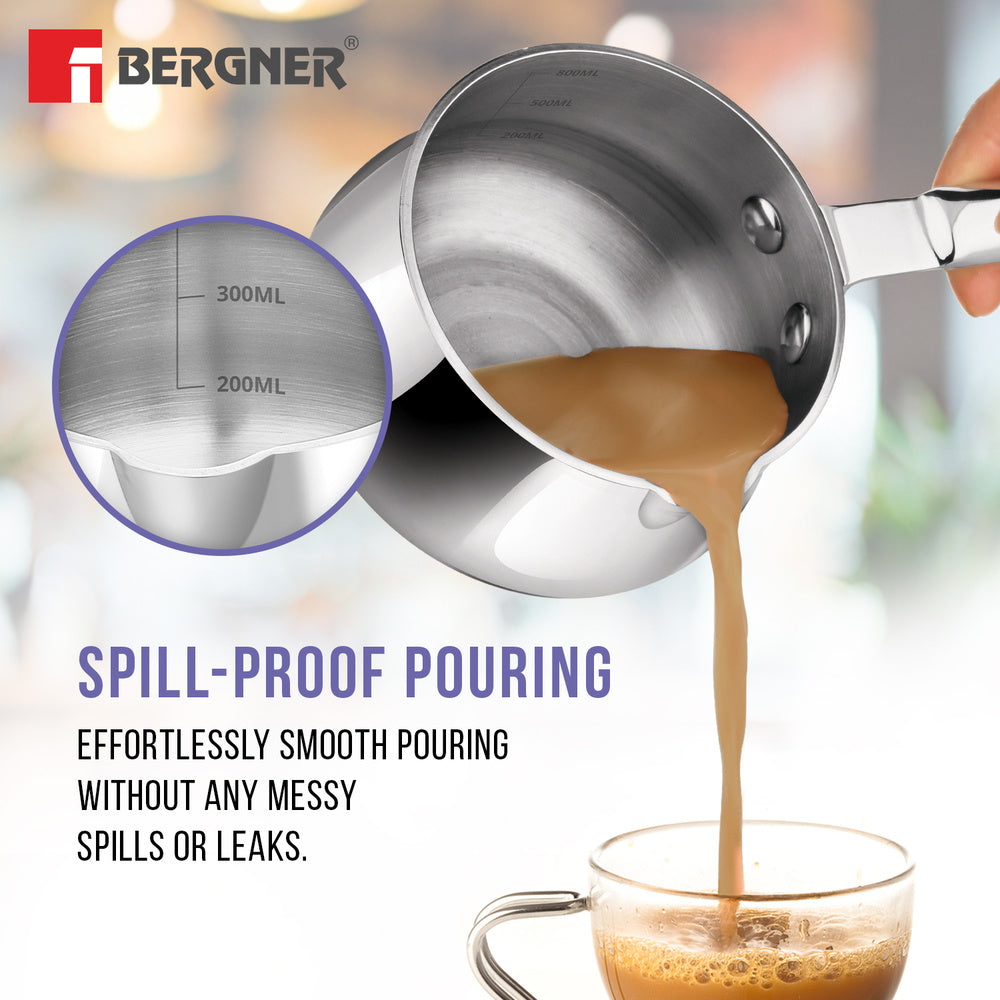 BE Essentials TriPro Tri-Ply 7 Pcs Cookware Set - Induction Bottom