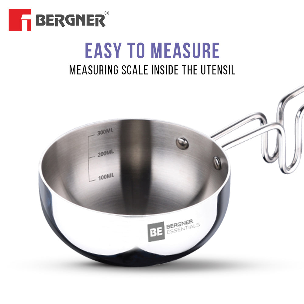 BE Essentials TriPro Tri-Ply 7 Pcs Cookware Set - Induction Bottom