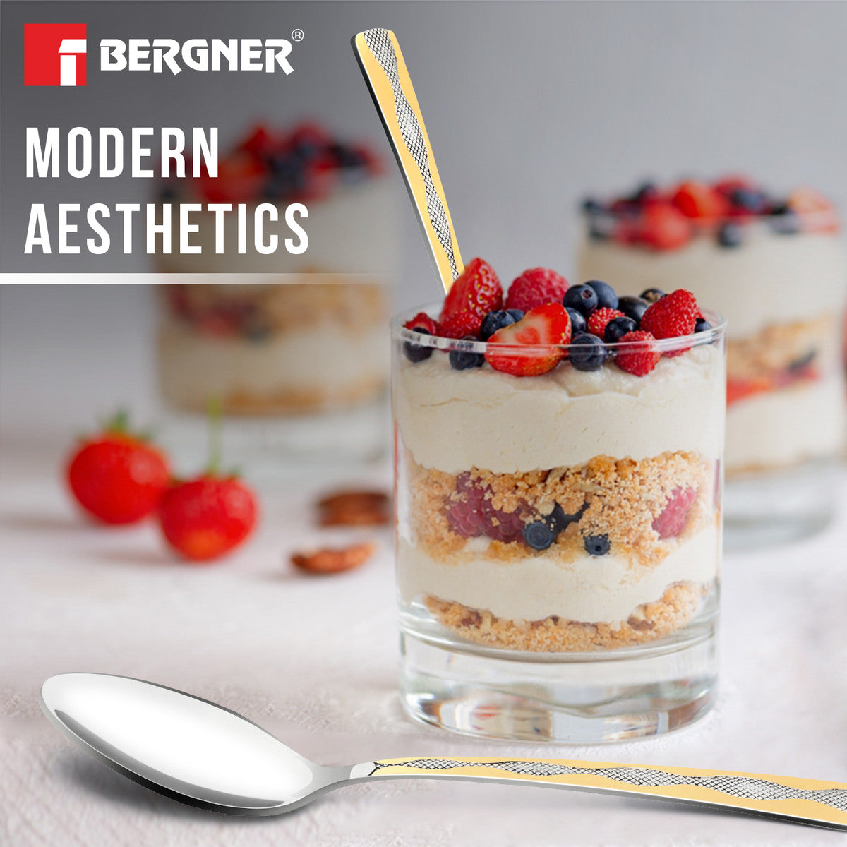 BE Essentials Tosca Stainless Steel 6 Pcs Baby Spoon Set, 15.7cm Long Spoon