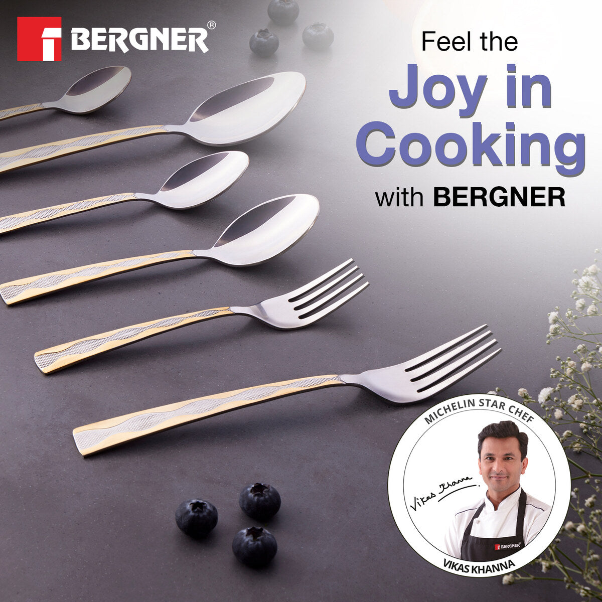 BE Essentials Tosca Stainless Steel 6 Pcs Spice Spoon Set, 15.7cm Long Spoon