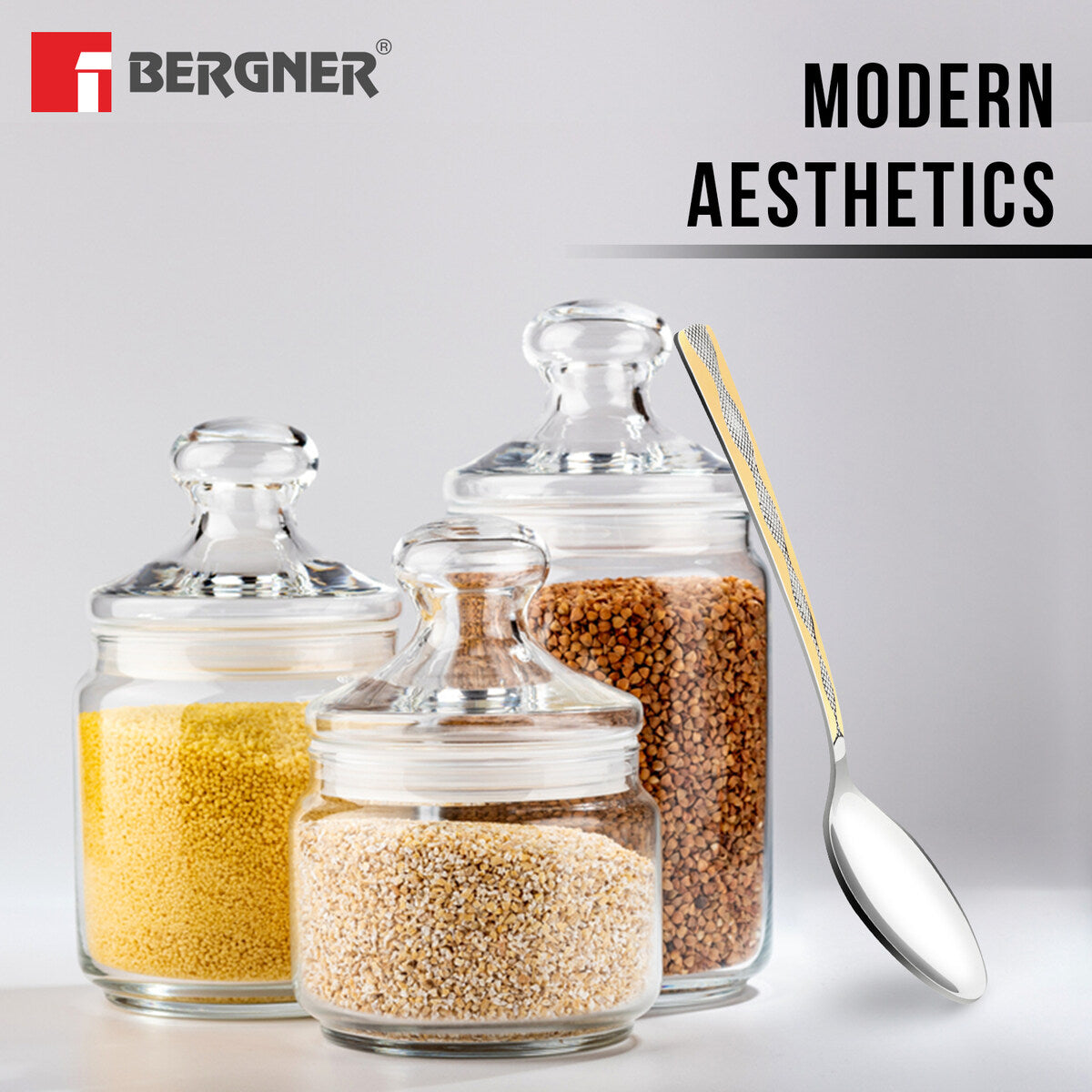 BE Essentials Tosca Stainless Steel 6 Pcs Spice Spoon Set, 15.7cm Long Spoon