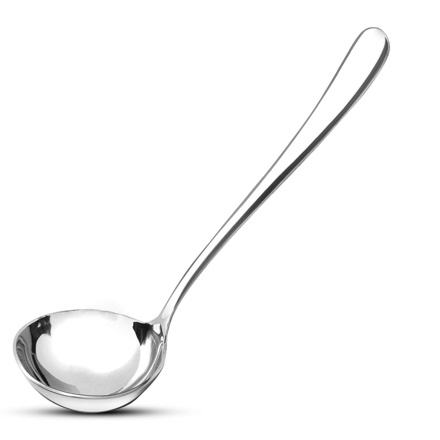BE Essentials Baguette Stainless Steel Gravy Ladle, 22cm Long Soup Ladle,