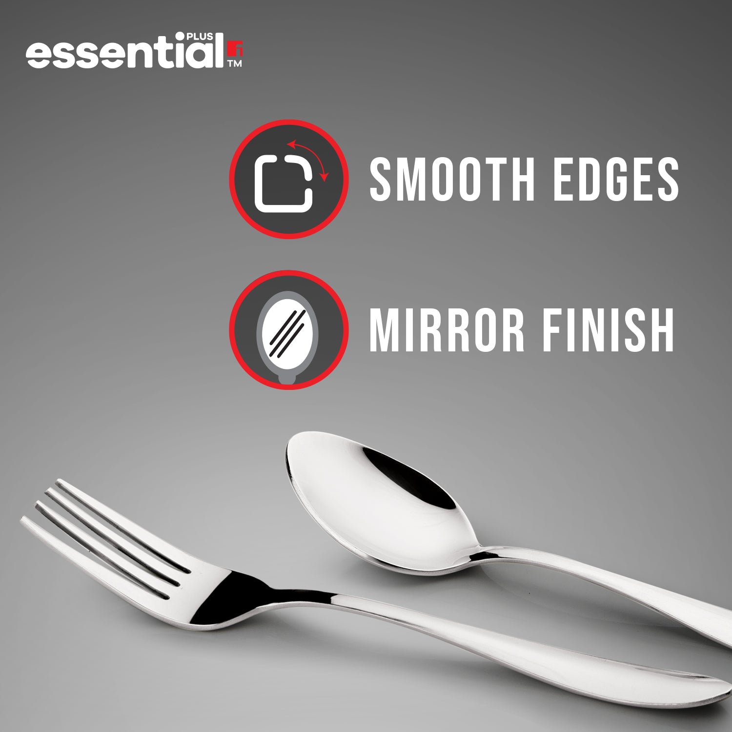 Essential Plus Passion 12 Pcs Stainless Steel Cutlery Set