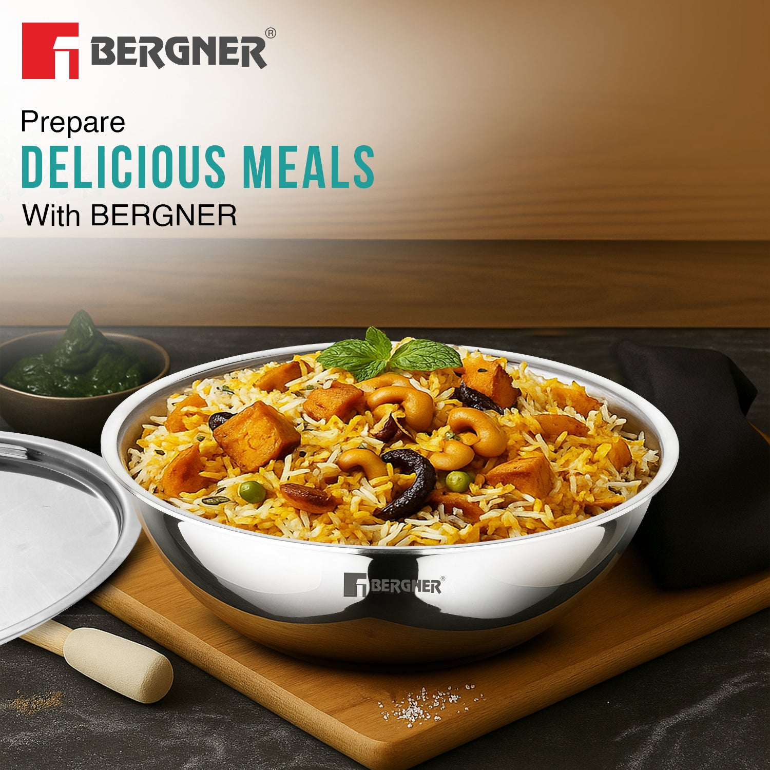 Argent 20cm (1.5L) TriPly Stainless Steel Tasra - Induction Bottom