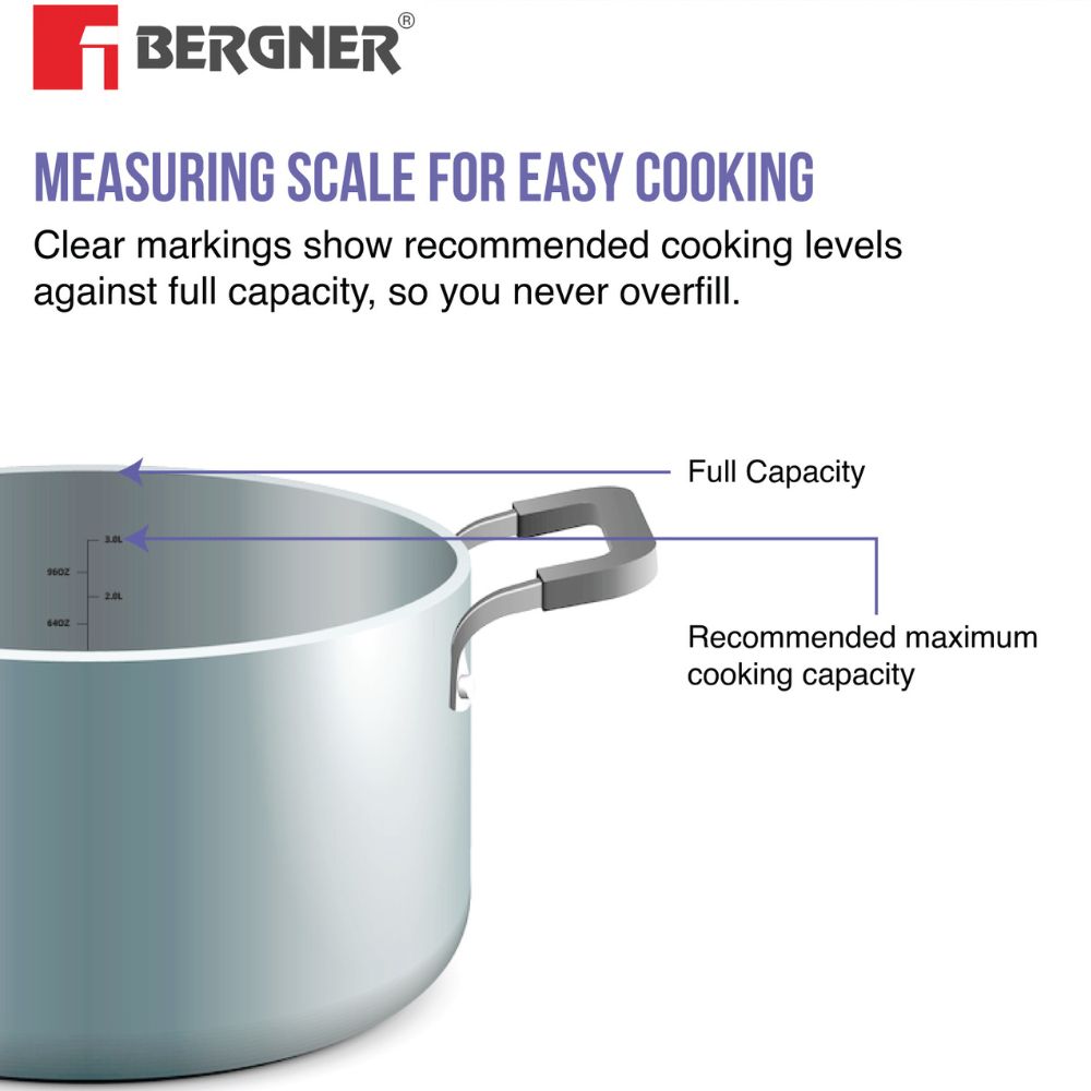 TriPro Tri-Ply Stainless Steel 3 Pcs Cookware Set