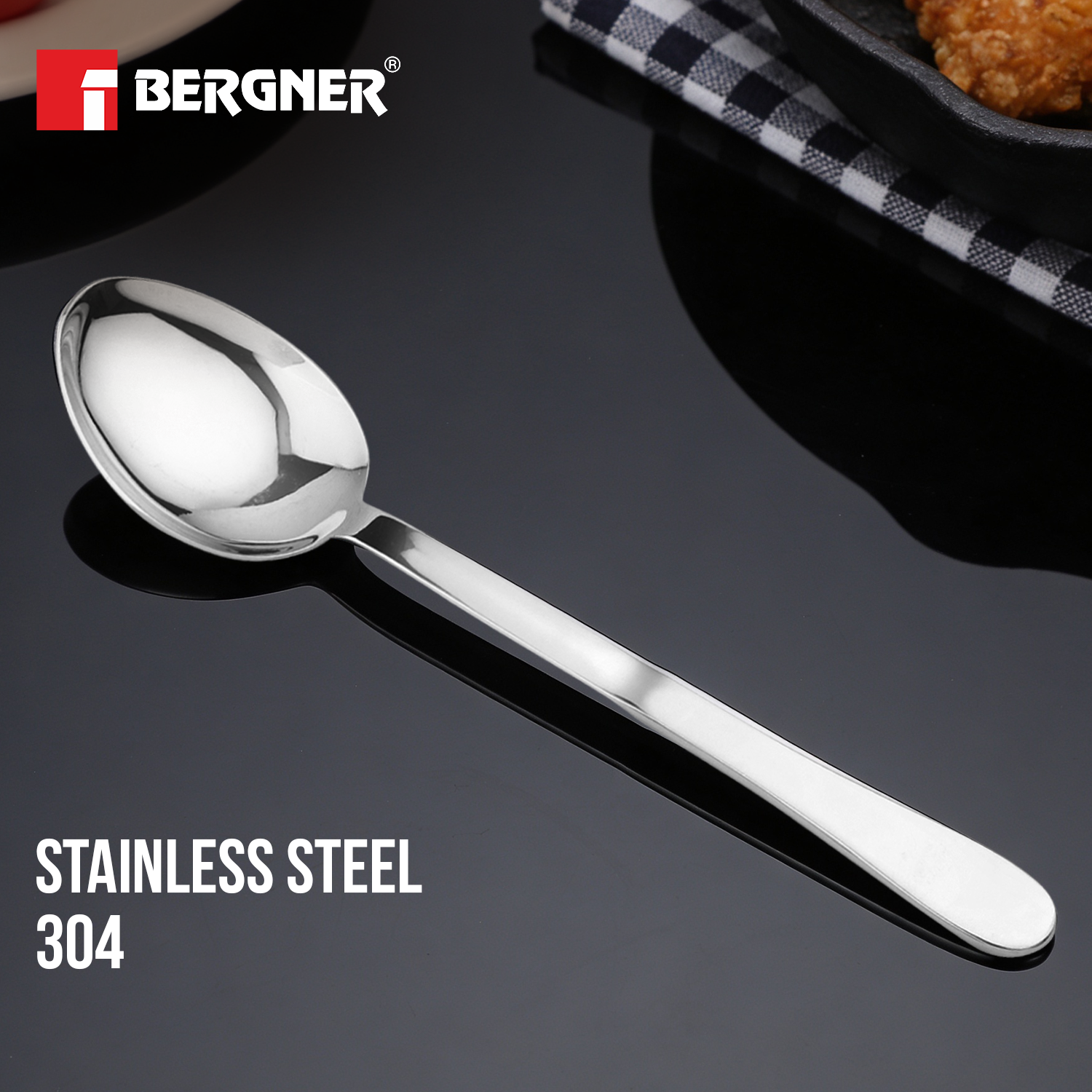 Argent Stainless Steel Serving Spoon 31 cm