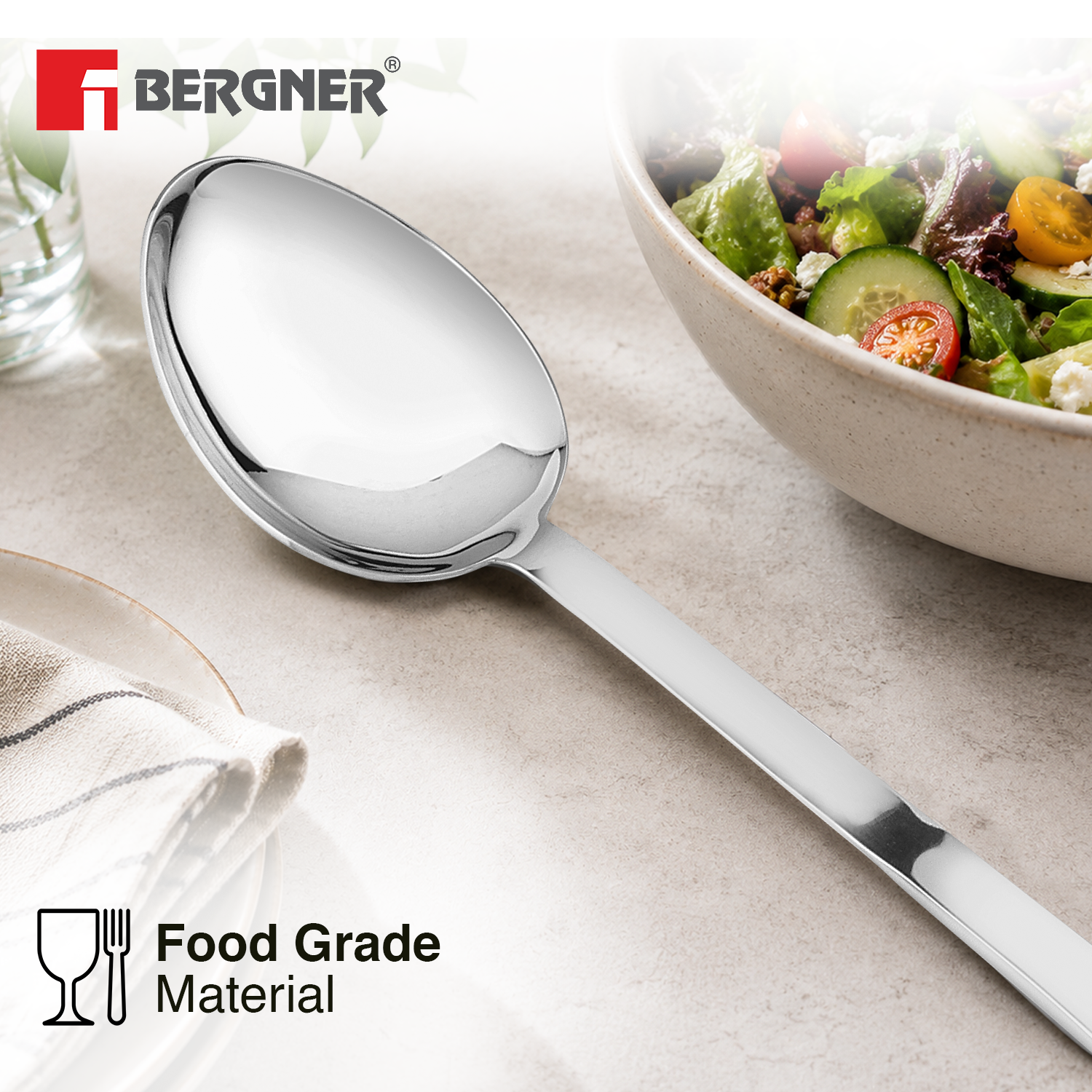 Argent Stainless Steel Serving Spoon 31 cm
