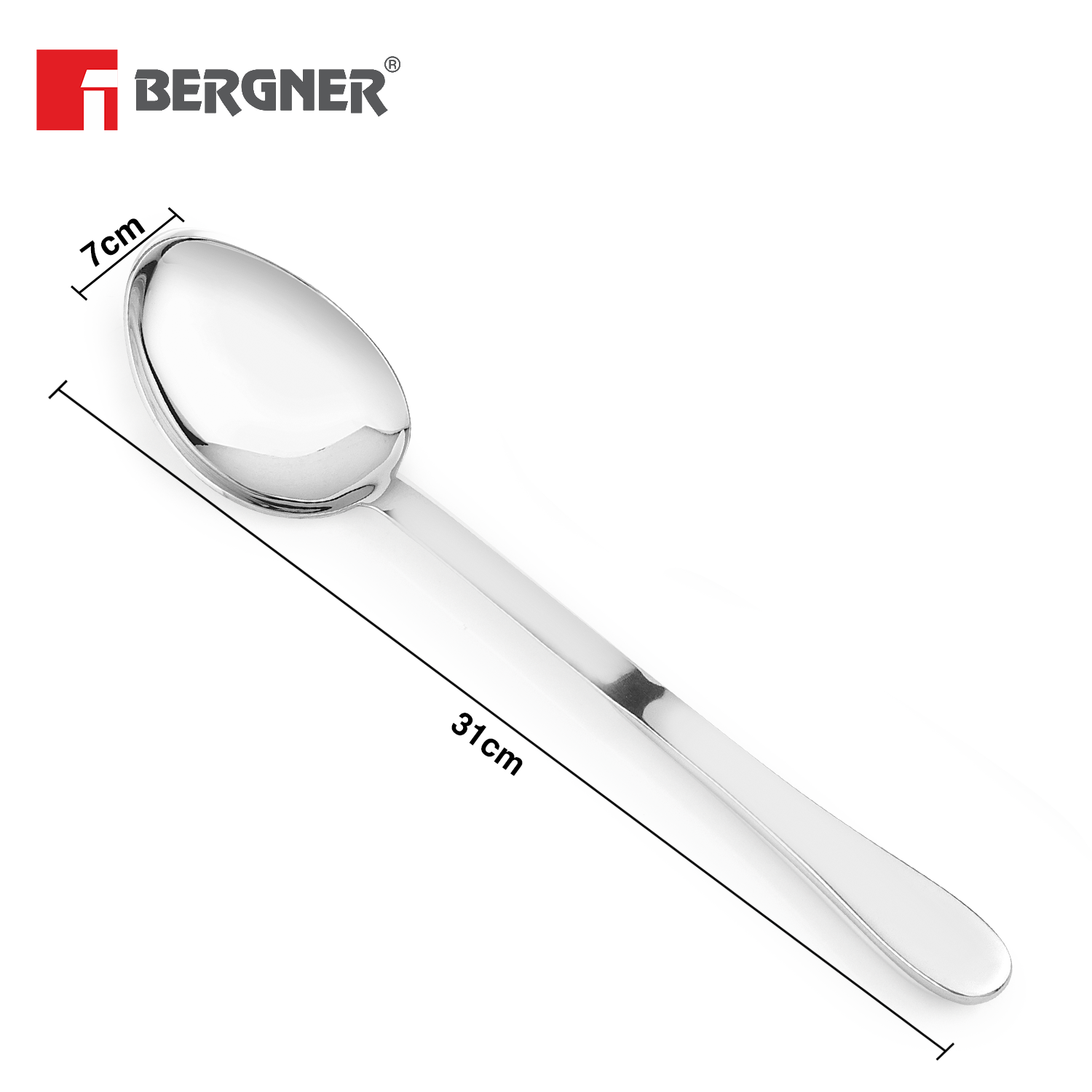 Argent Stainless Steel Serving Spoon 31 cm