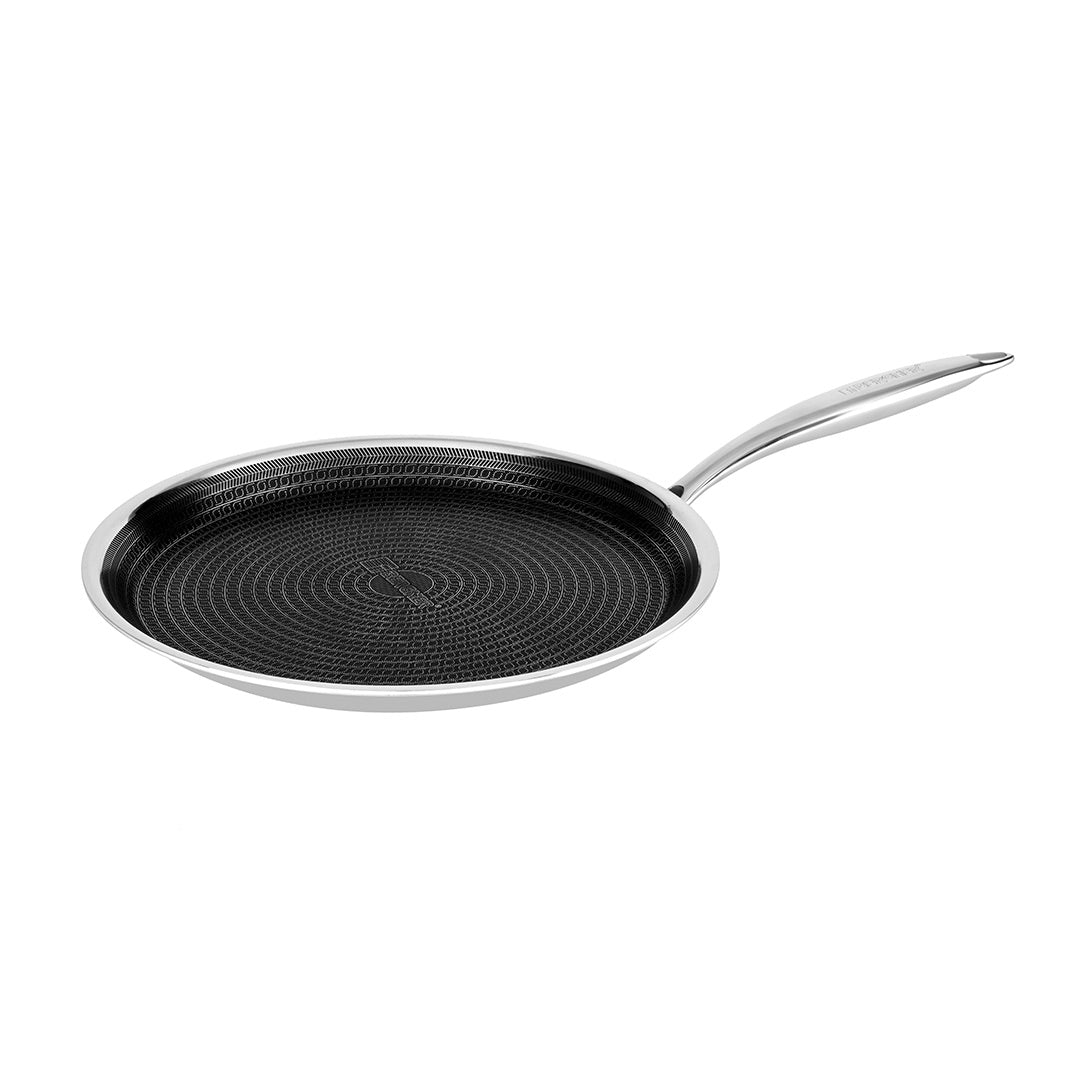 Bergner Hitech Triply Stainless Steel Non-Stick Dosa Tawa 32cm - Induction Bottom