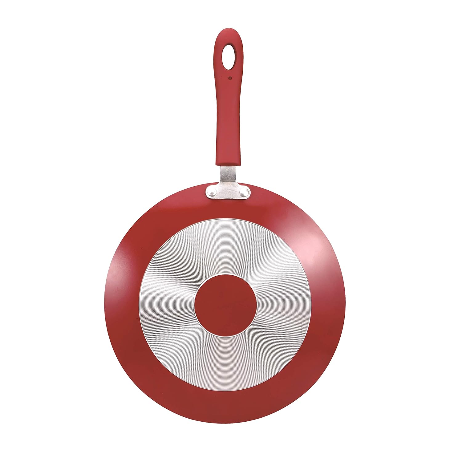 Bellini Plus 5-Layer Non-Stick 28cm Concave Tawa - Induction Bottom (Red)