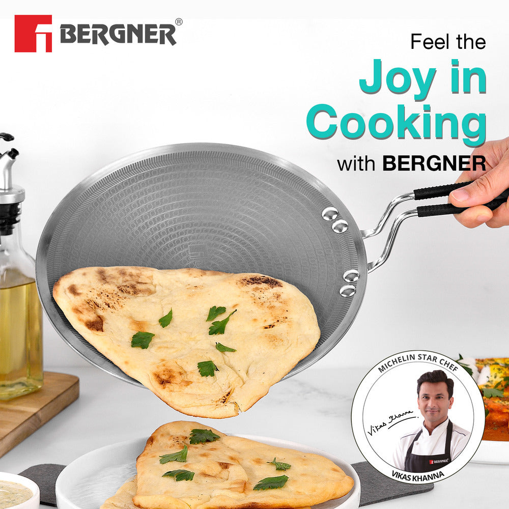 Hi-Tech Giro X Ceramic Triply 28cm Roti Tawa - Induction Bottom