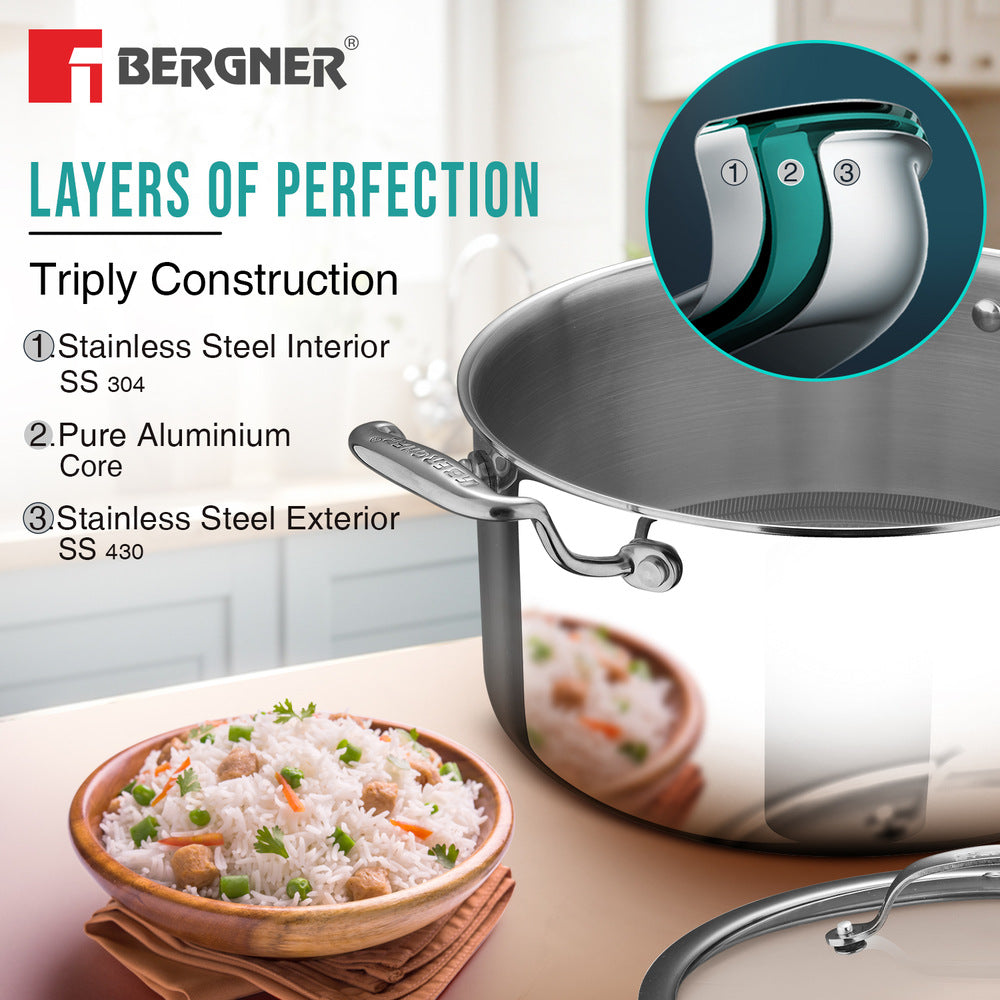 Hi-Tech Giro X Ceramic 28cm (8.2 L) Casserole - Induction Bottom