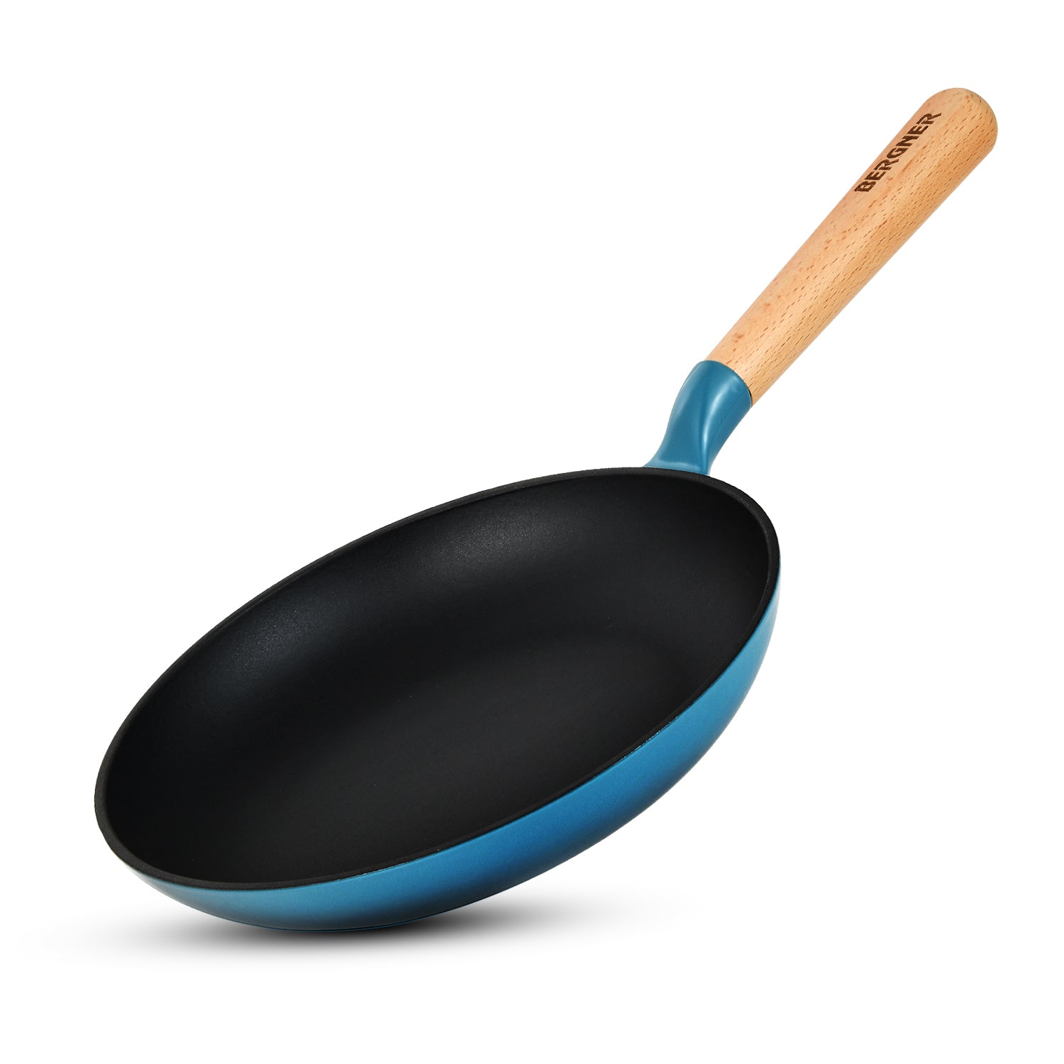 Excalibur Light Cast Iron Frypan 20cm - Induction Bottom, Blue