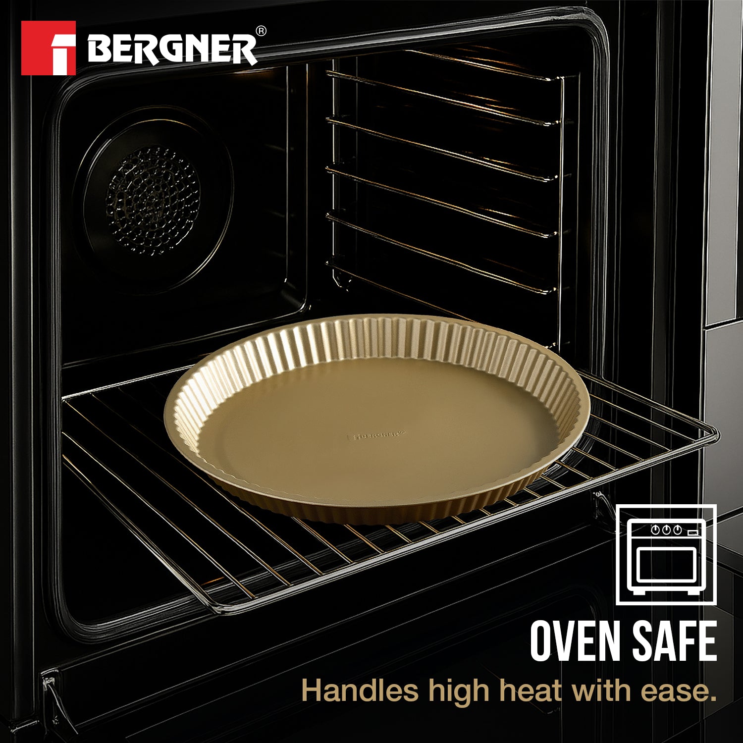 Cento Carbon Steel Non Stick 31cm Tarte Pan