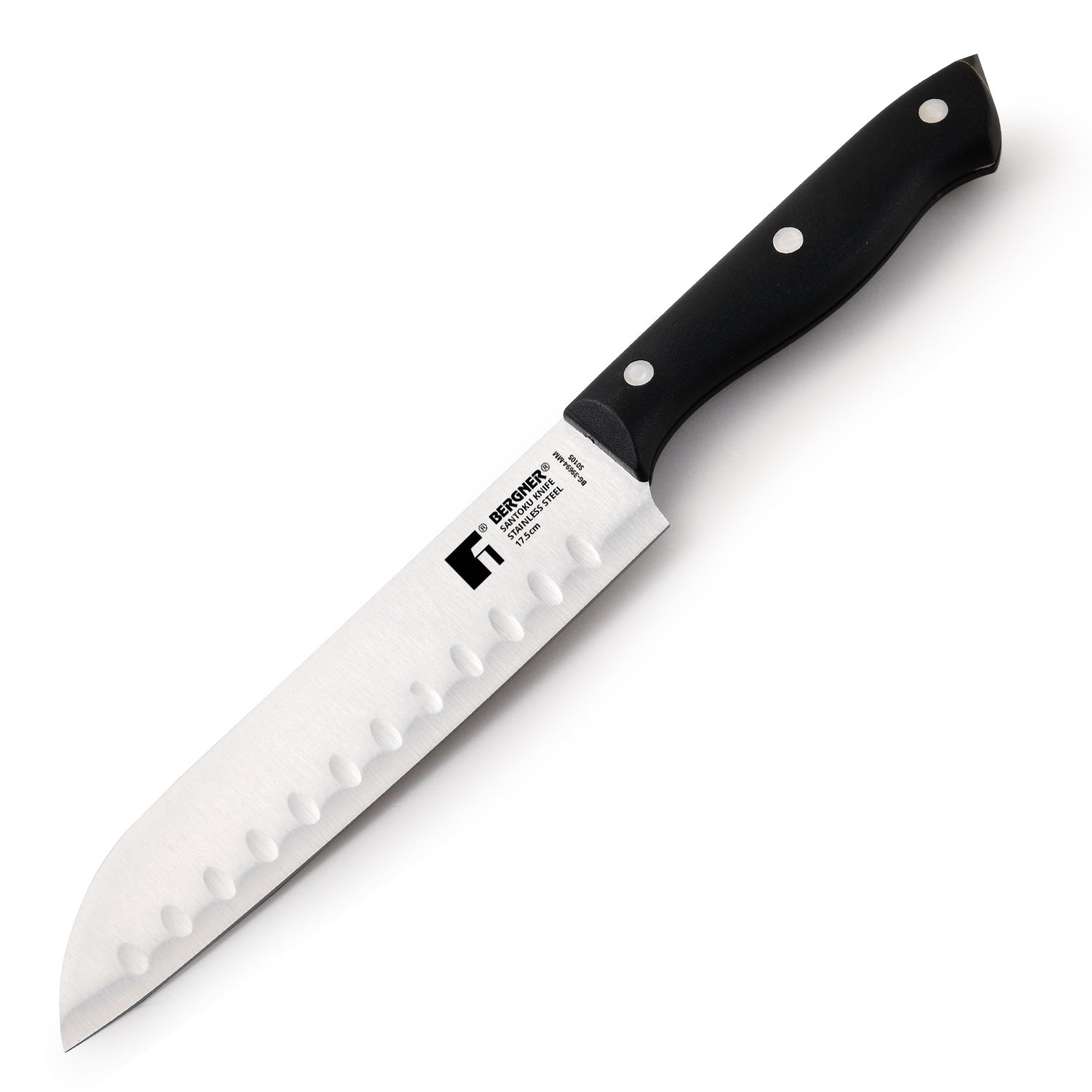 Essential Plus Stainless Steel Santoku Knife 17.5cm