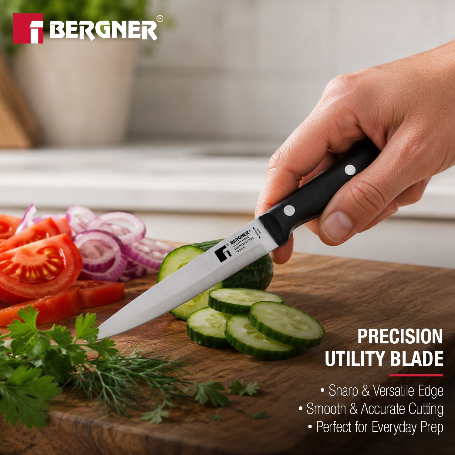 Essential Plus Stainless Steel Paring Knife 8.5cm