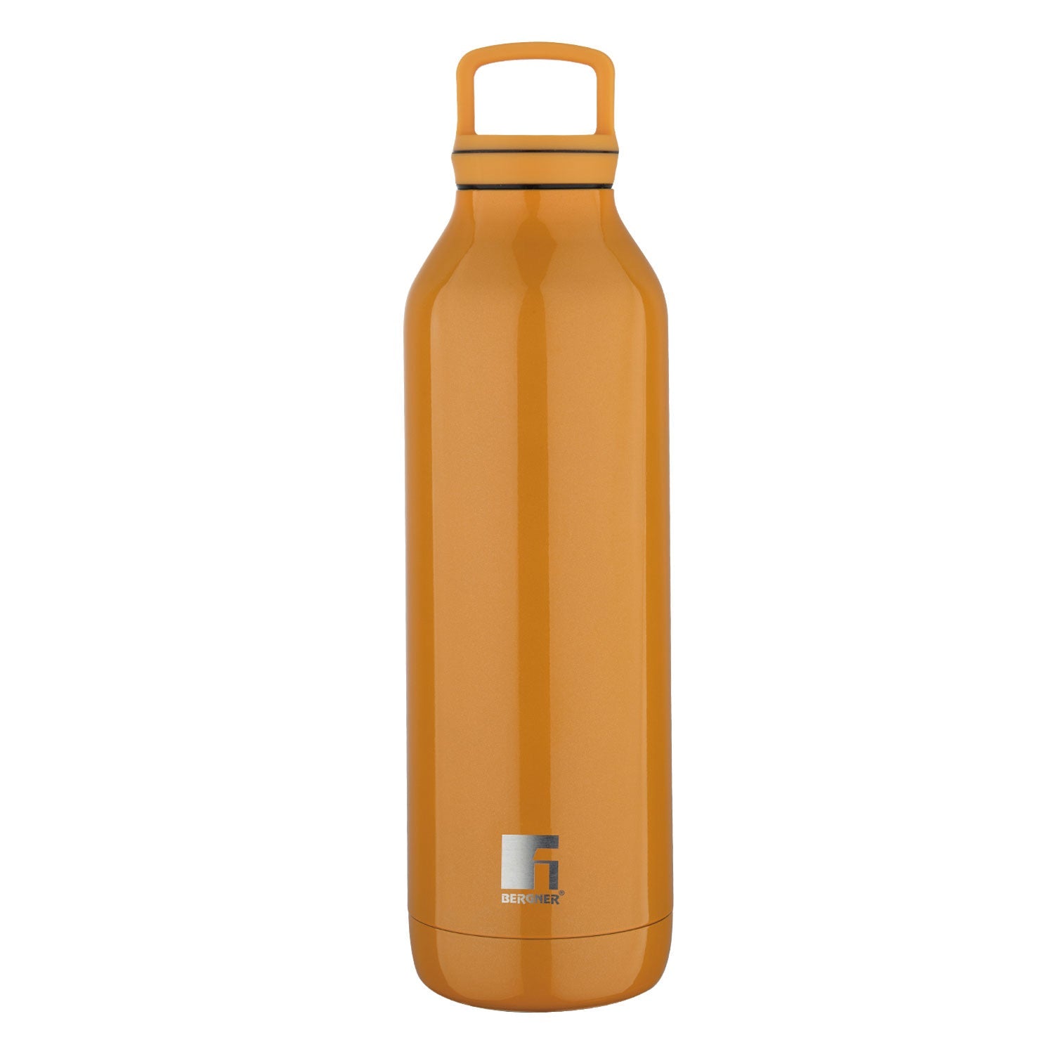 Bergner Walking Daisy Droplet Thermosteel Hot and Cold 525ml Flask, Double Walled Bottle - Orange