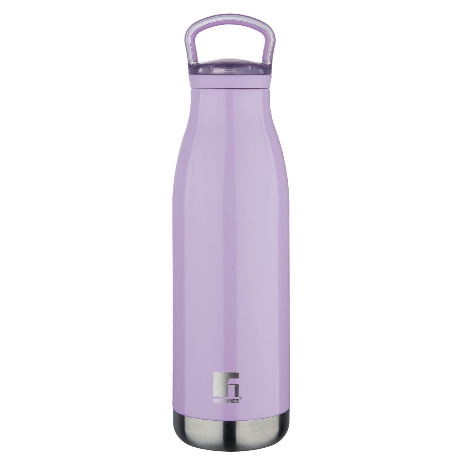 Bergner Walking Belle Blossom Thermosteel Hot and Cold 500ml Flask, Double Walled Bottle - Purple