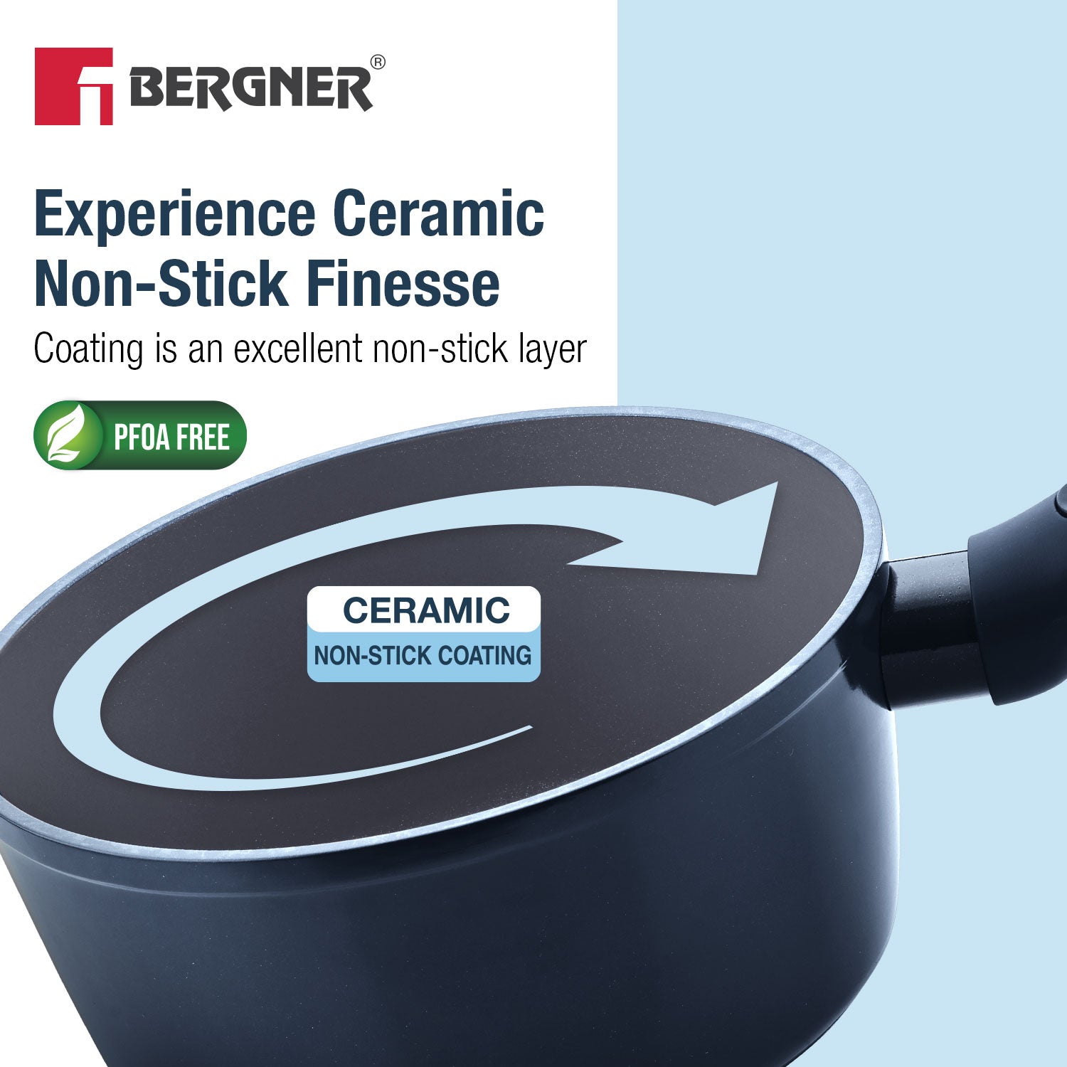 Jade Saucepan 18cm Forged Aluminium Cubic Handle