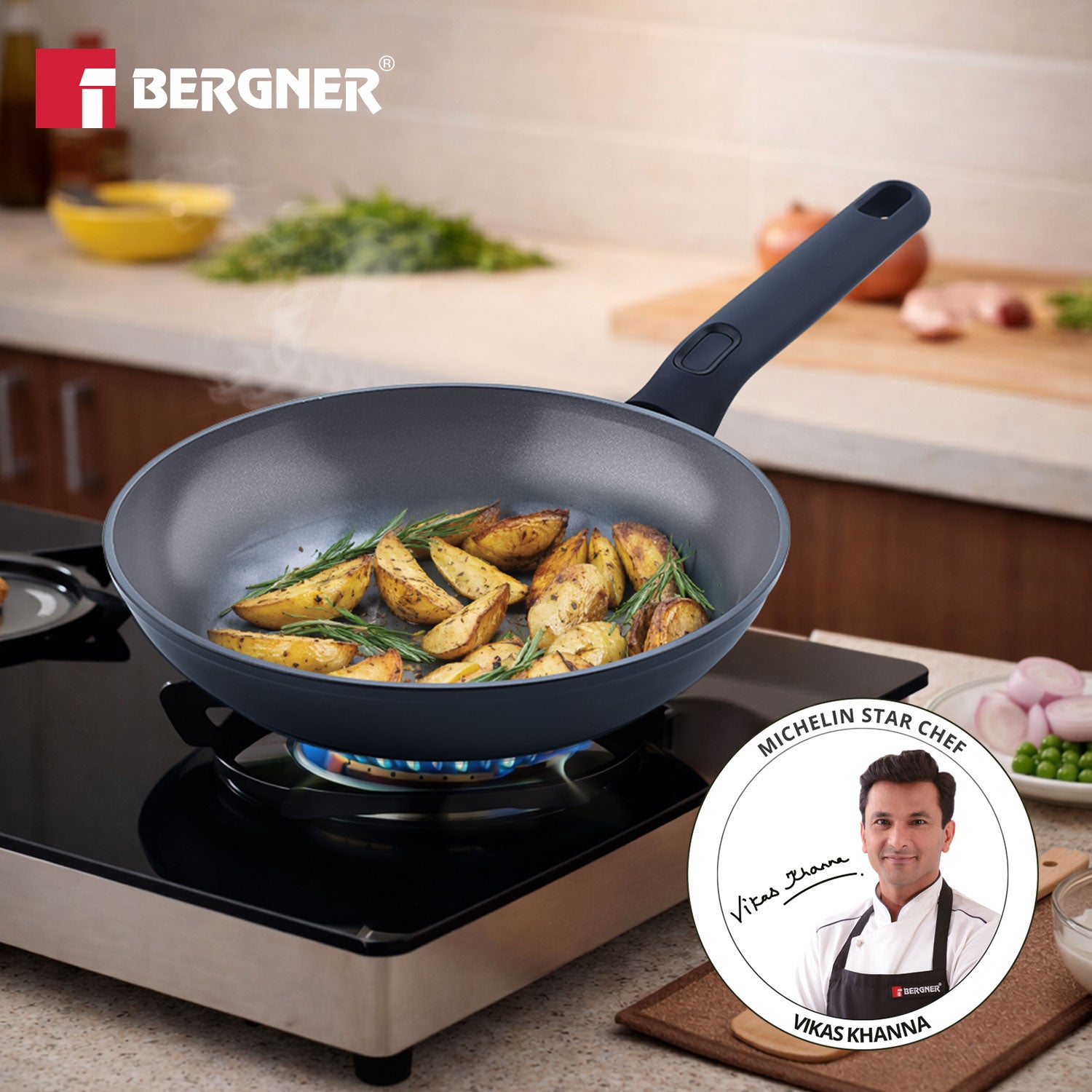 Jade 20cm Frypan, Ceramic Non-Stick Coating - Induction