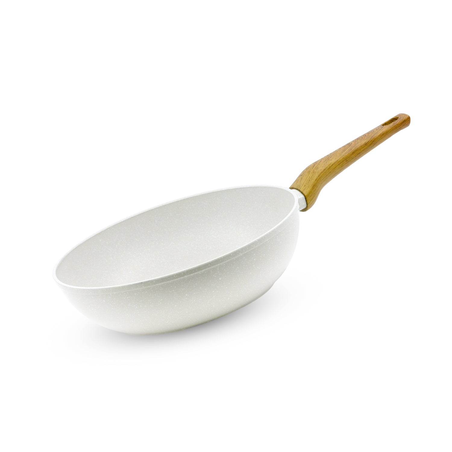 Naturally Forged Aluminum 28cm (3 L) Wok - Induction Bottom