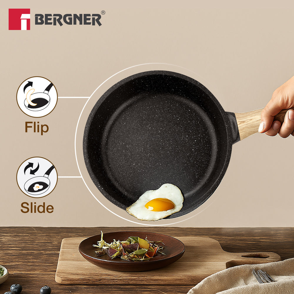 Bergner Sienna Elite 5 Pcs Non-Stick Cookware Set - Induction Bottom