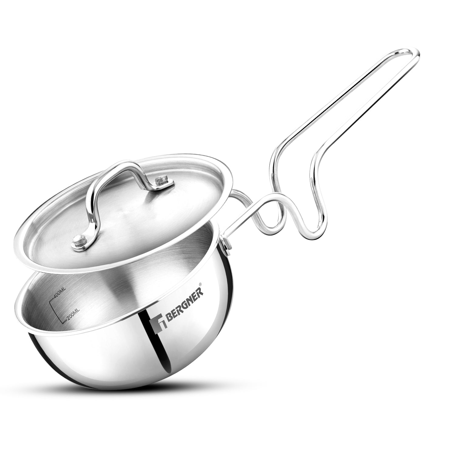 Argent Triply 12cm Tadka Pan with Lid
