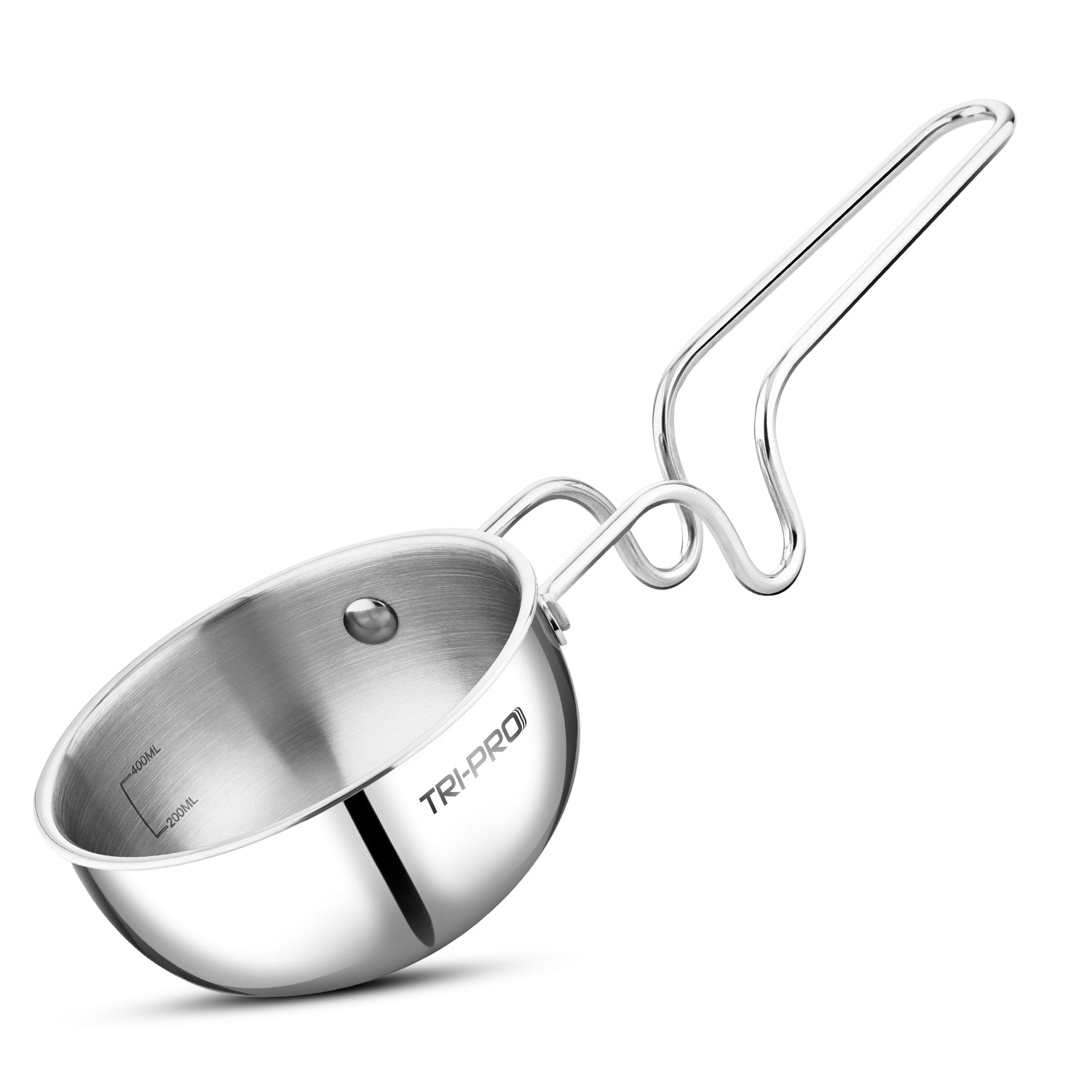 TriPro Triply Stainless Steel 12 cm (500ml) Tadka Pan