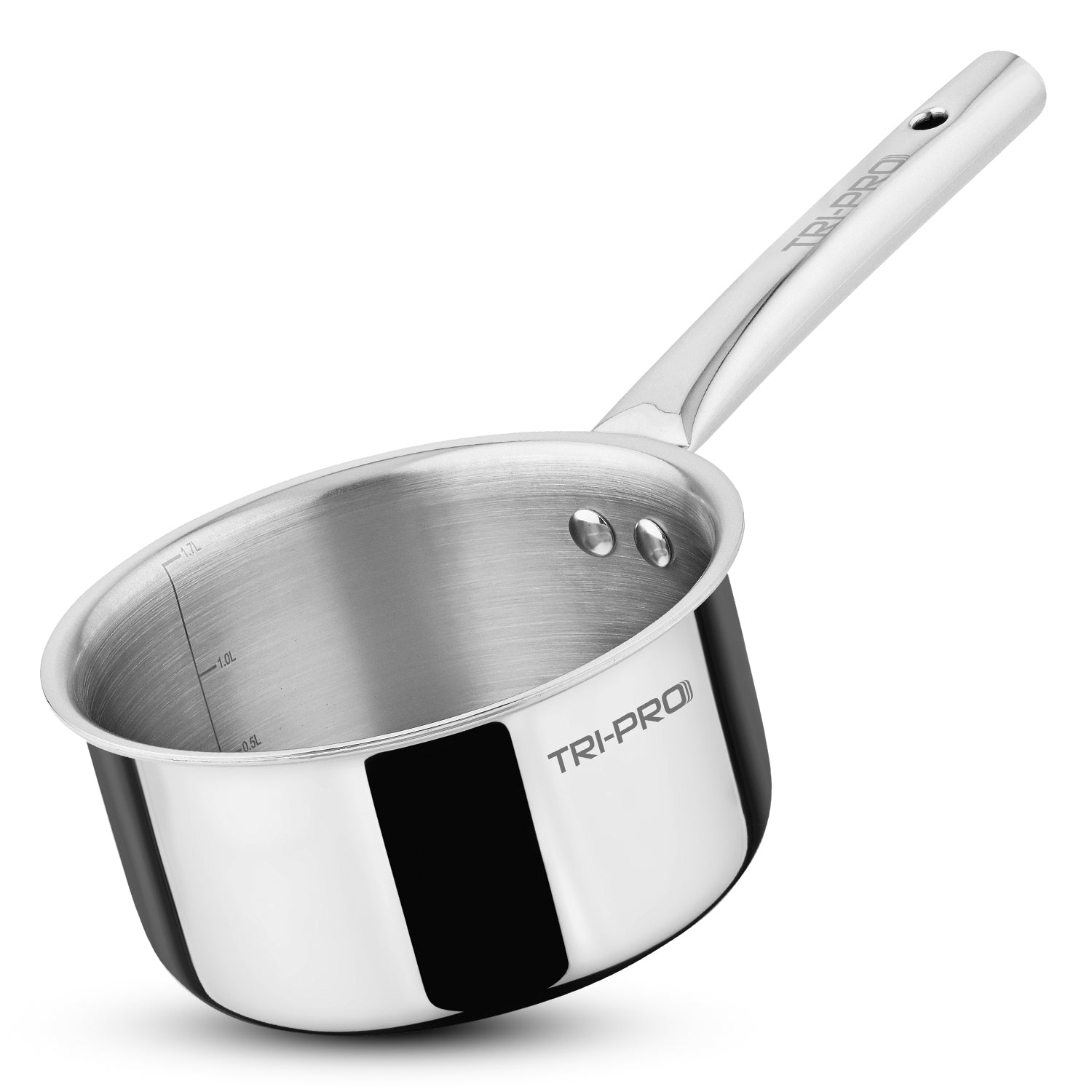 TriPro Tri-Ply Stainless Steel Saucepan