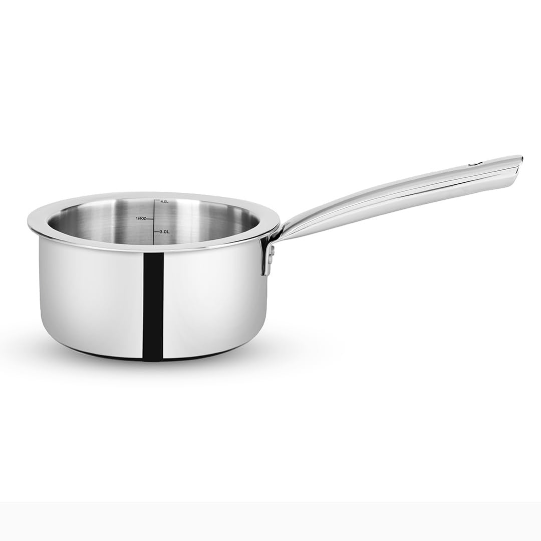 Bergner TriPro Tri-Ply Stainless Steel Saucepan - Induction Bottom (5-Year Warranty)