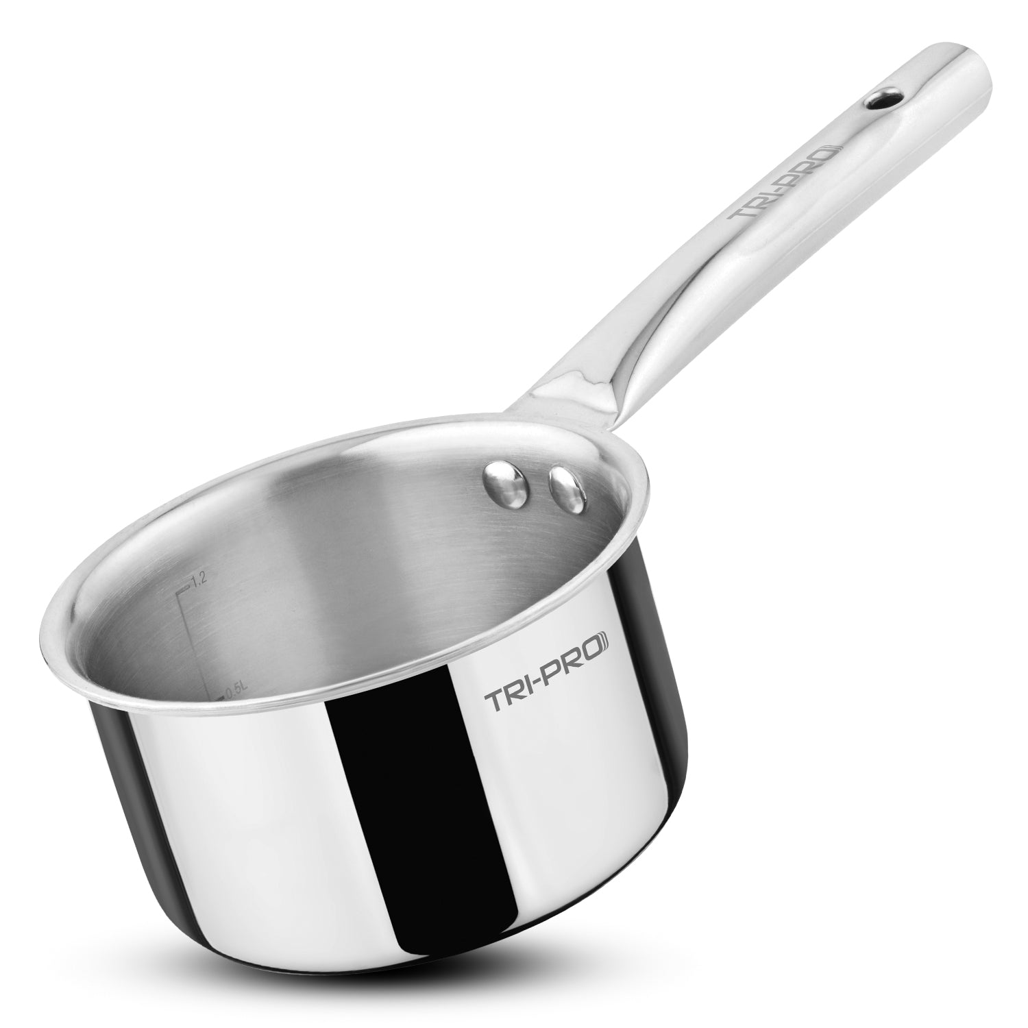 TriPro Tri-Ply Stainless Steel Saucepan