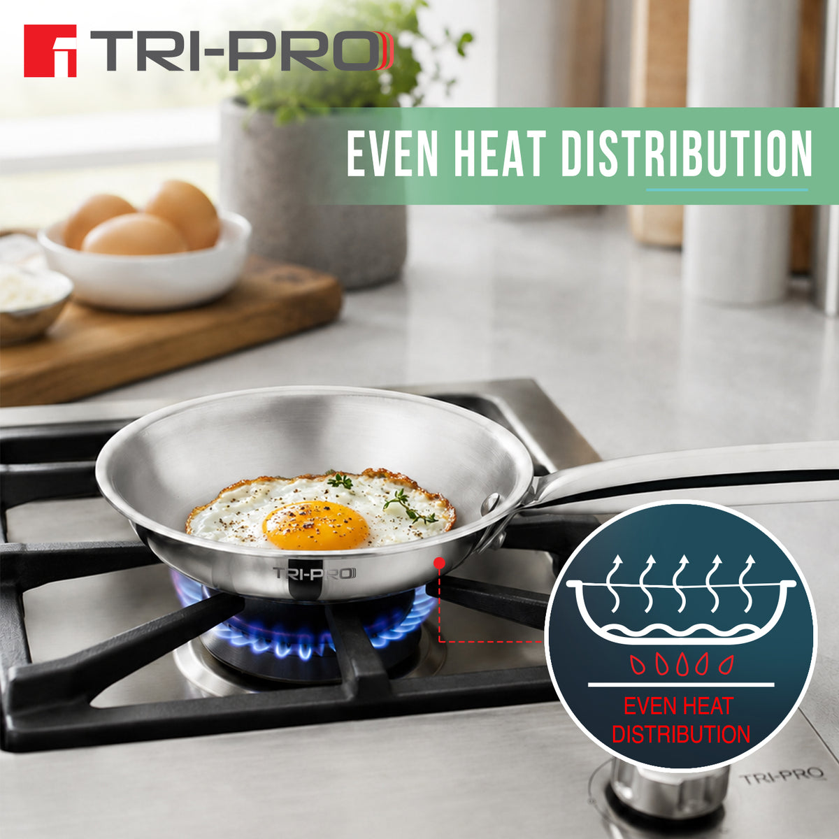 Tripro Mini Triply Frypan 16cm