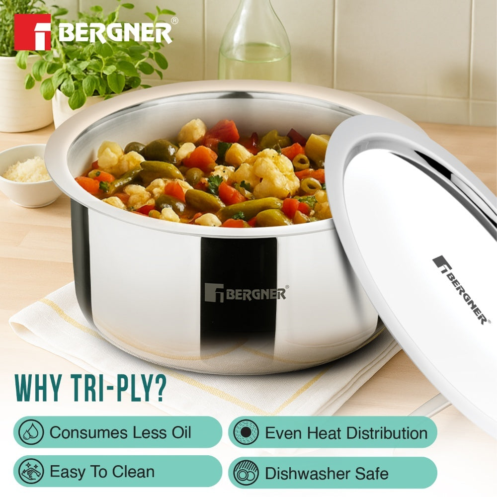Argent Tri-Ply Stainless Steel Tope