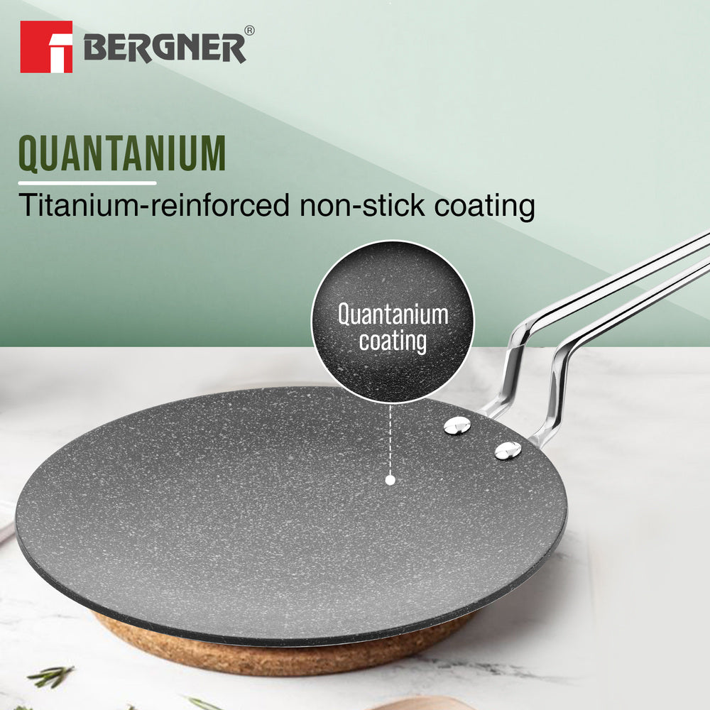 Argent Samsara Tri-Ply Stainless Steel Roti Tawa - Induction Compatible