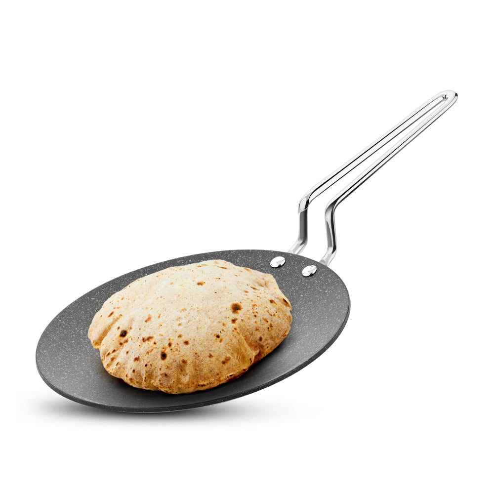 Induction Roti Stand Argent Samsara Tri-Ply Stainless Steel Roti Tawa - Induction Compatibl