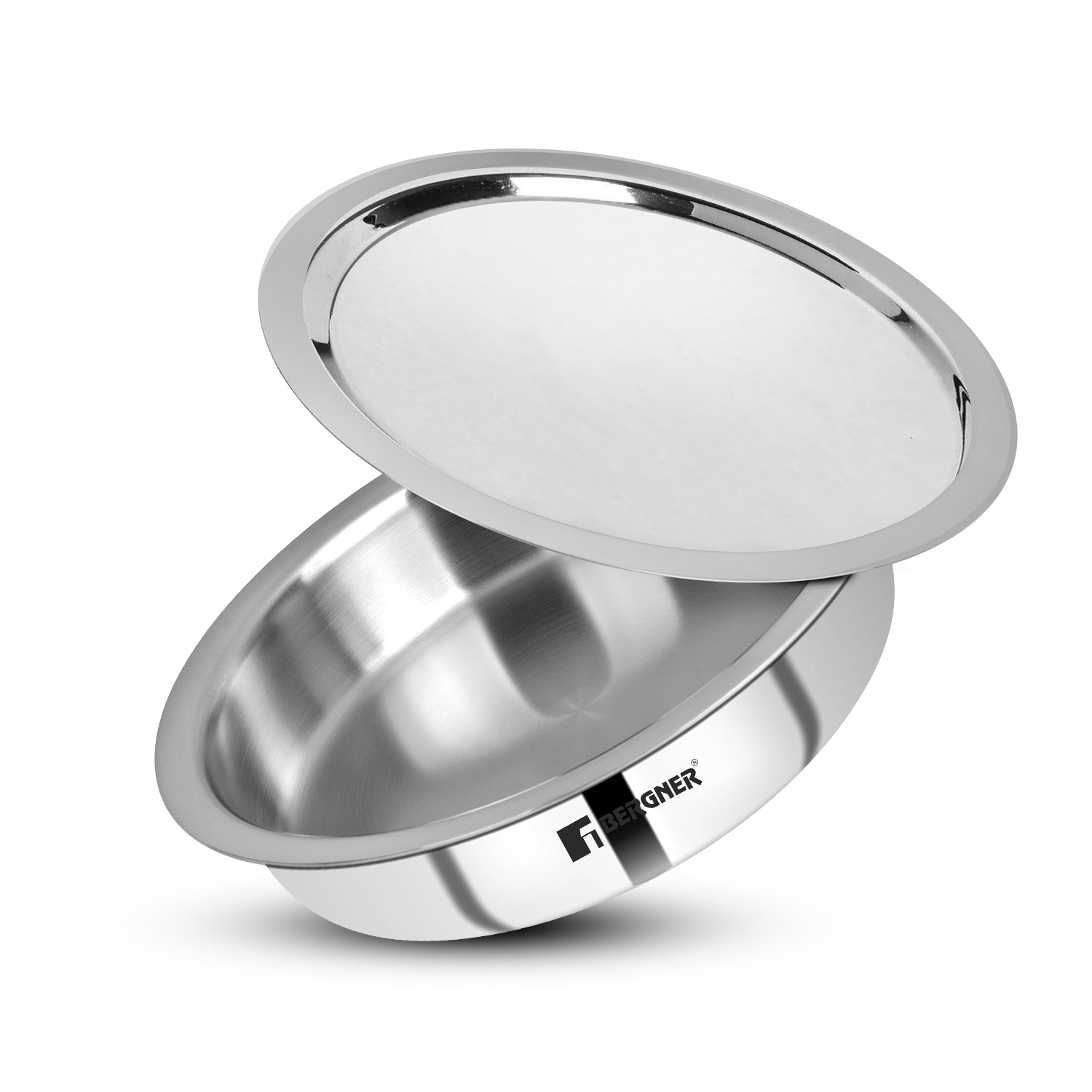 Argent Tri-Ply Stainless Steel 26cm (2.1 L) Lagdi with Lid