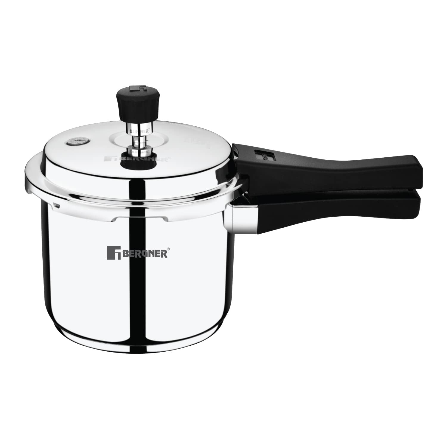 Bergner Sorrento Stainless Steel Outer Lid Pressure Cooker, Triply Induction Bottom (5-Year Warranty)