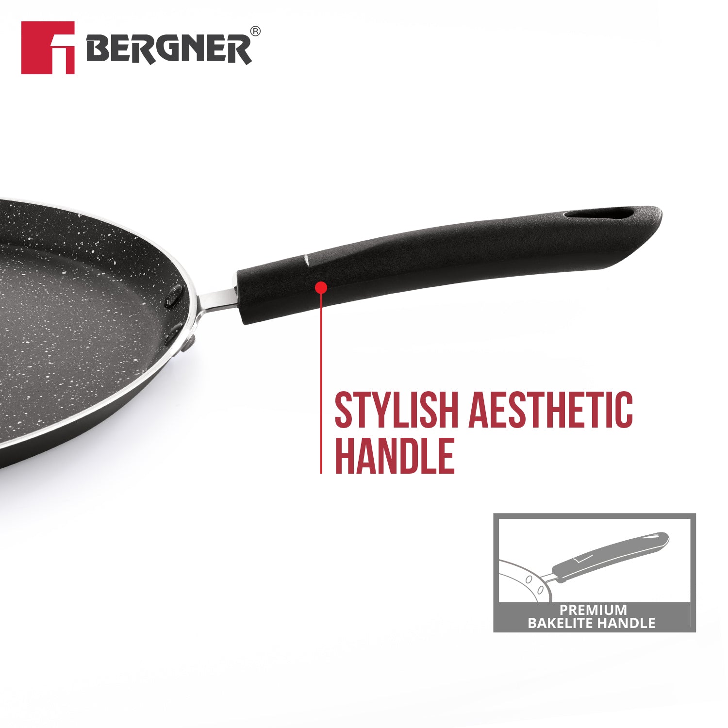 Amarone 28cm Non-Stick Dosa Tawa