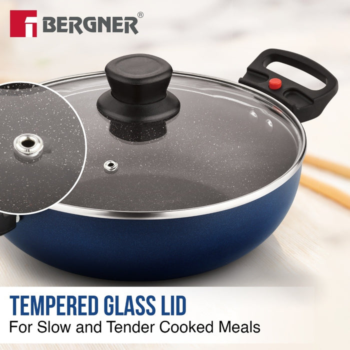 Bergner Rack Bergner Sherry Plus 5-Layer Non-Stick 6 Pcs Induction Cookware Set (Na