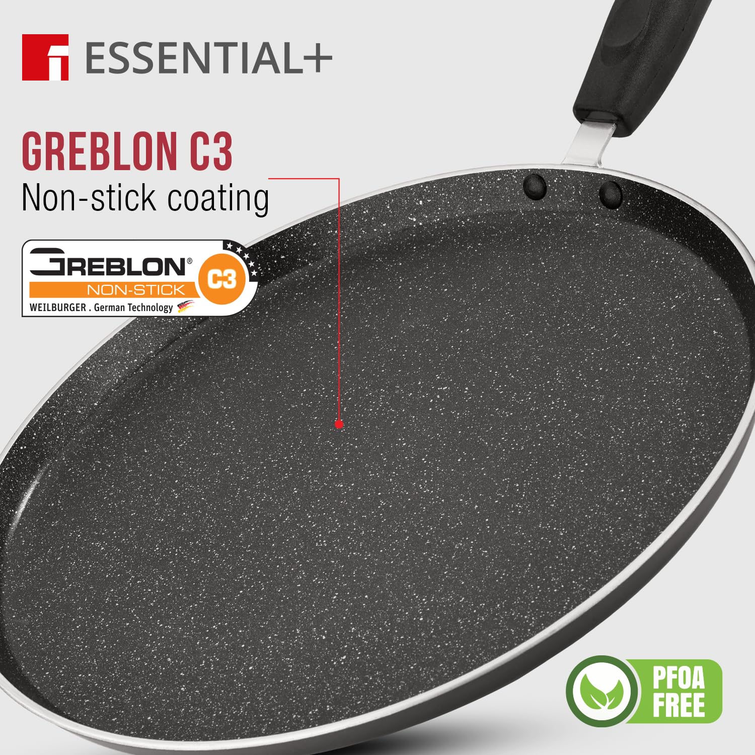 Essential Plus 34cm Non-Stick Dosa Tawa