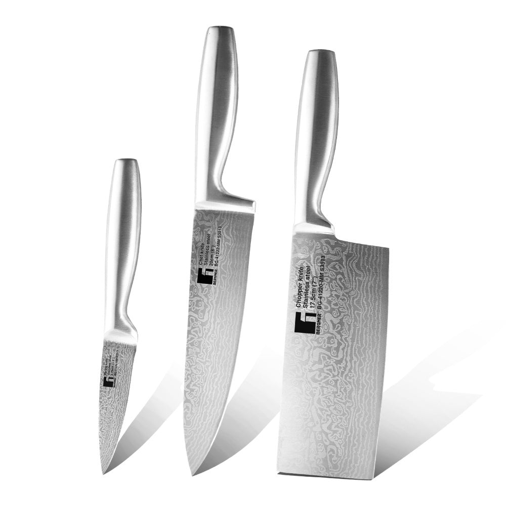 Argent 3 Pcs Stainless Steel Knives Set
