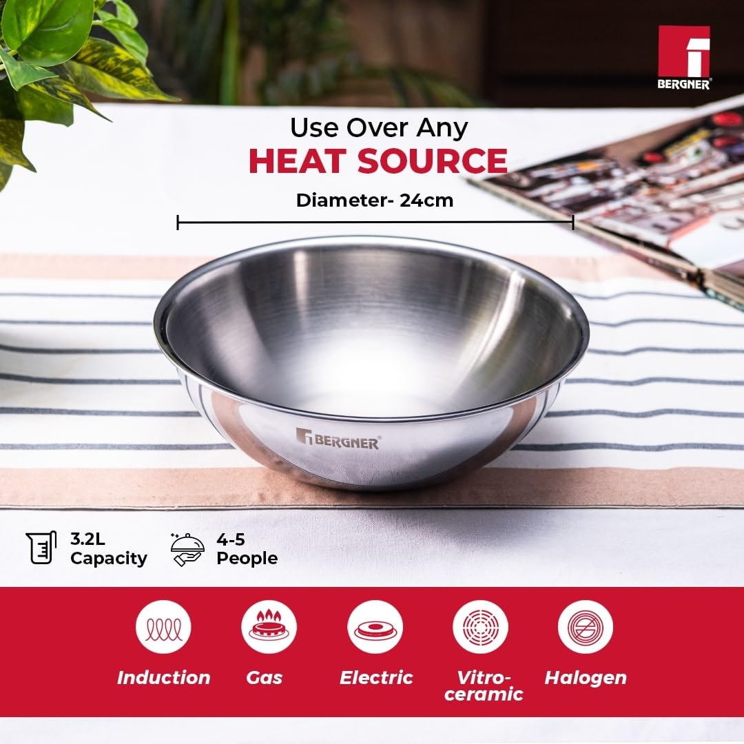 TriPro Triply Combo of 3 Tasras - Induction Bottom
