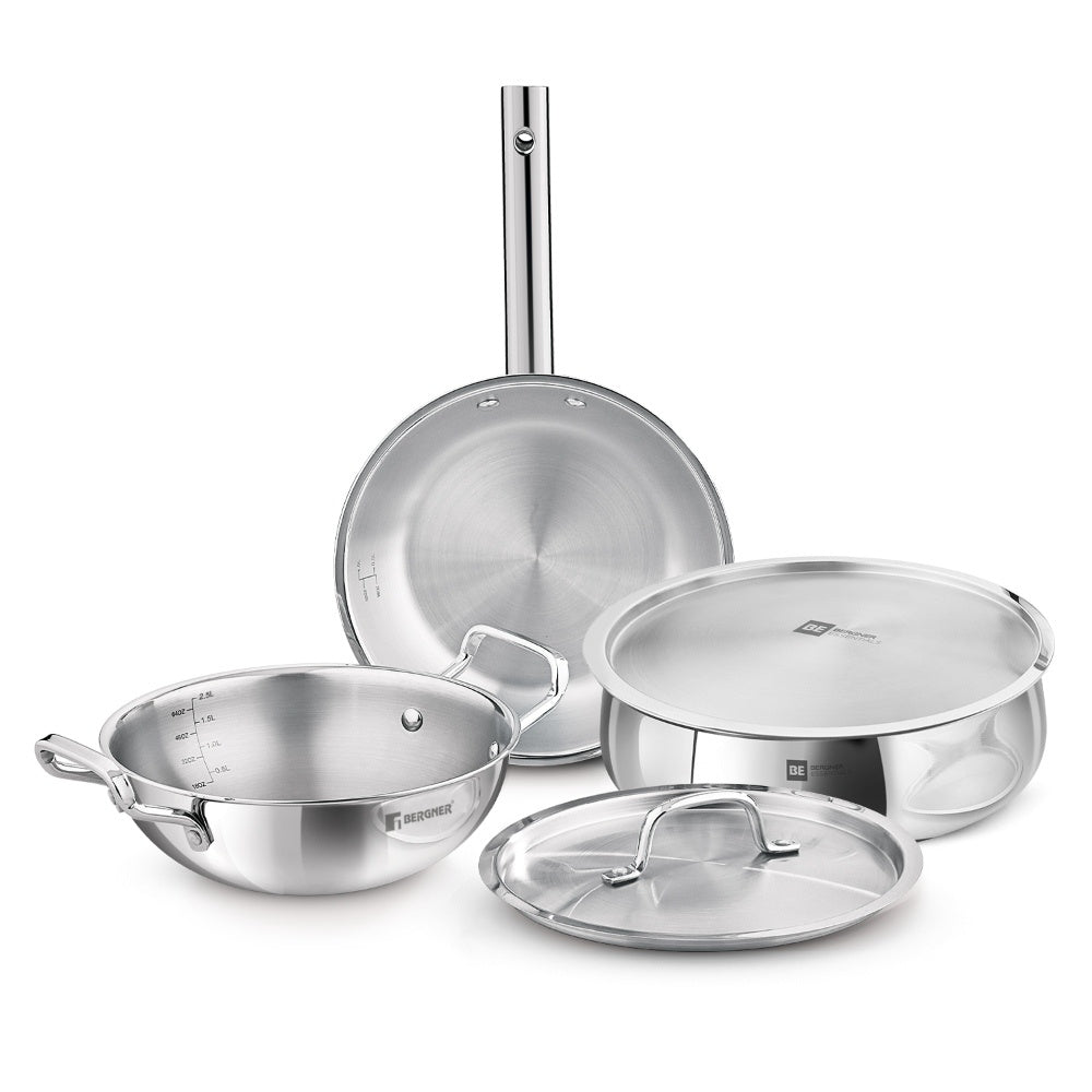 BE Essentials 5 Pcs Cookware Set - Induction Bottom
